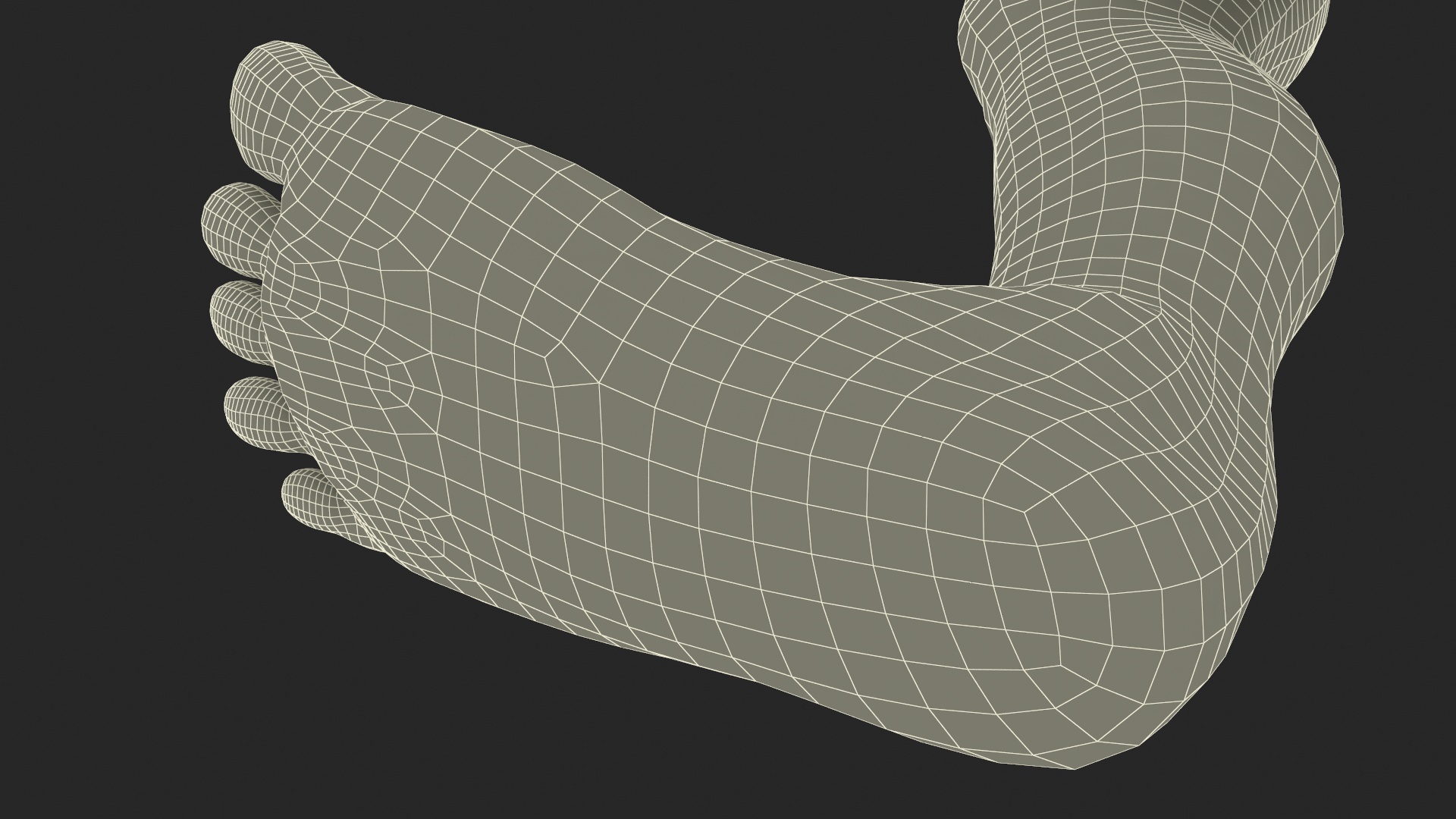 Realistic Male Legs in a Walking Pose 3D