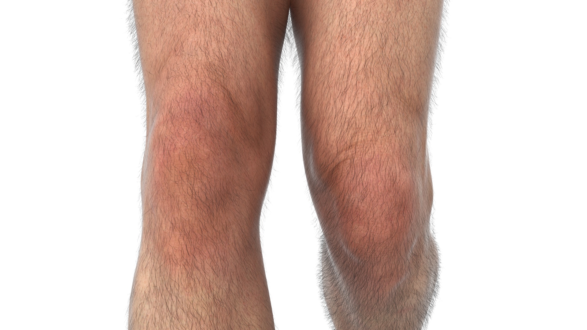 Realistic Male Legs in a Walking Pose 3D