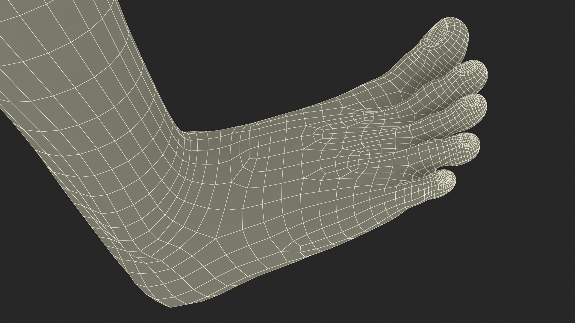 Realistic Male Legs in a Walking Pose 3D
