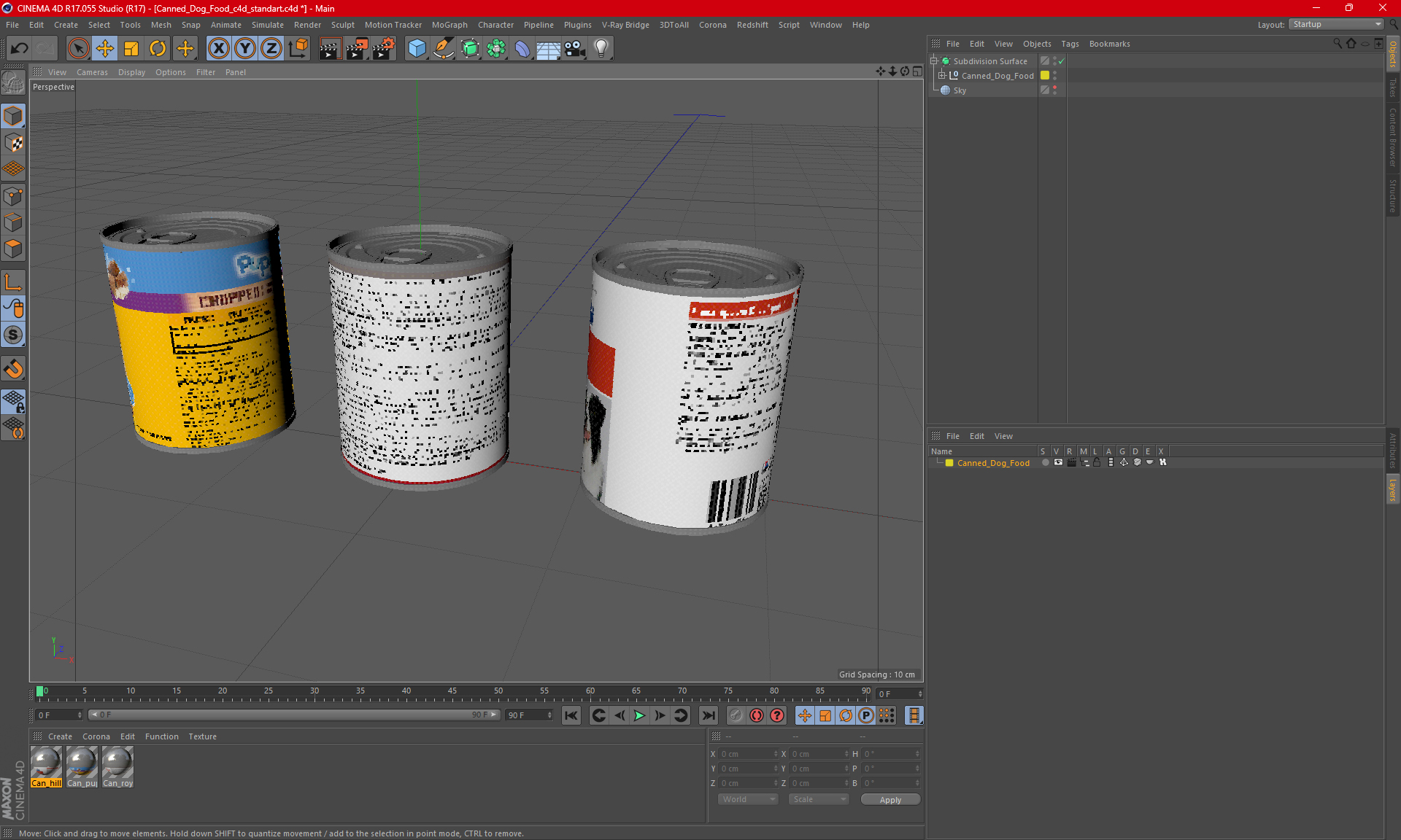 3D model Canned Dog Food