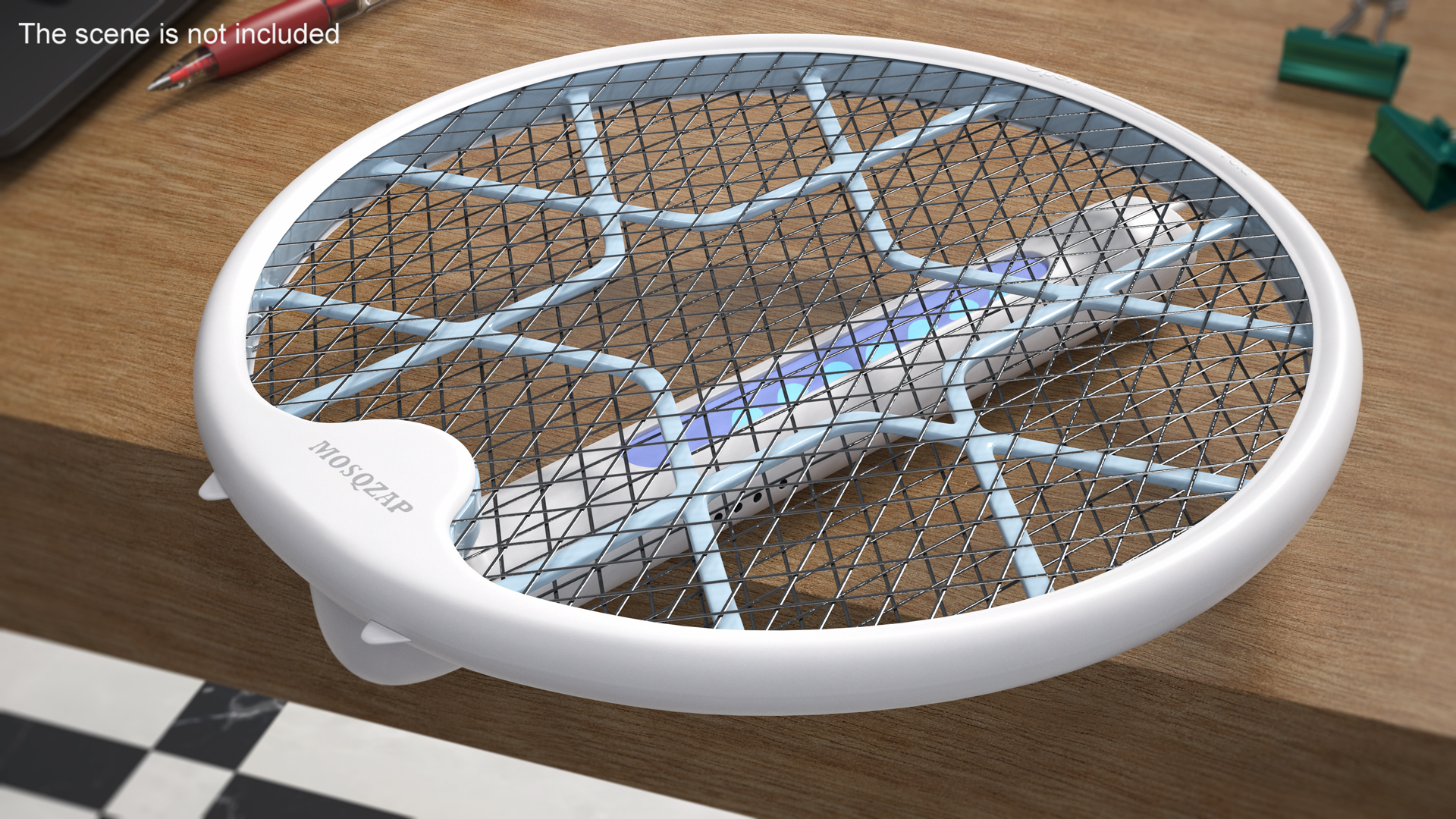 3D model Mosqzap Electric Fly Swatter Folded