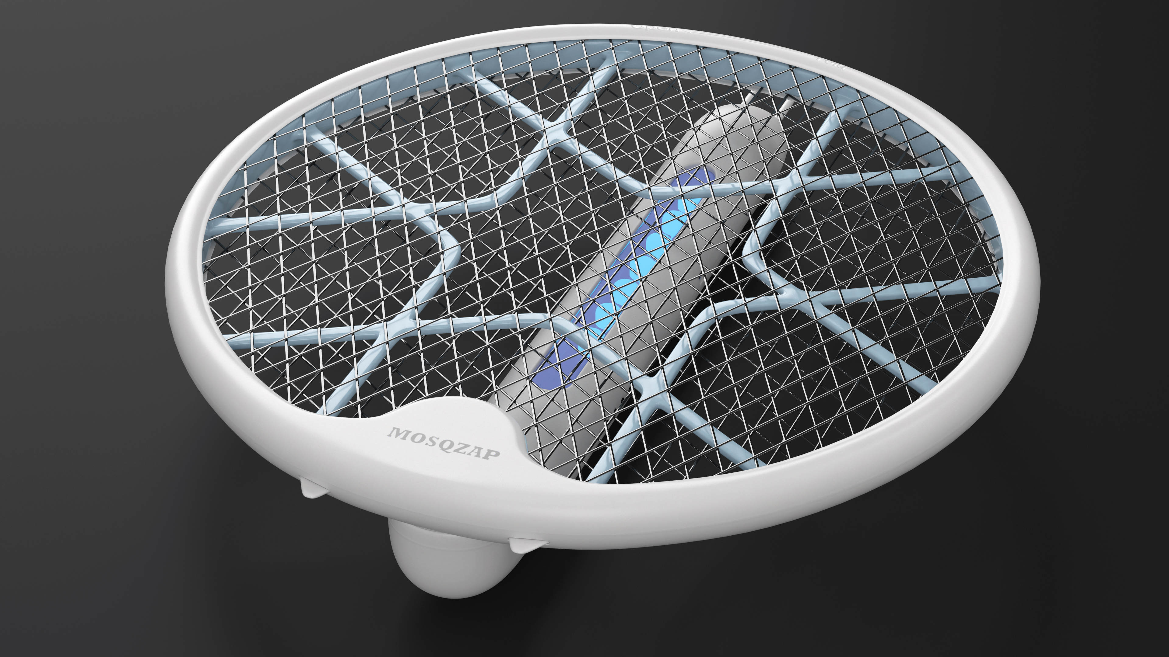 3D model Mosqzap Electric Fly Swatter Folded
