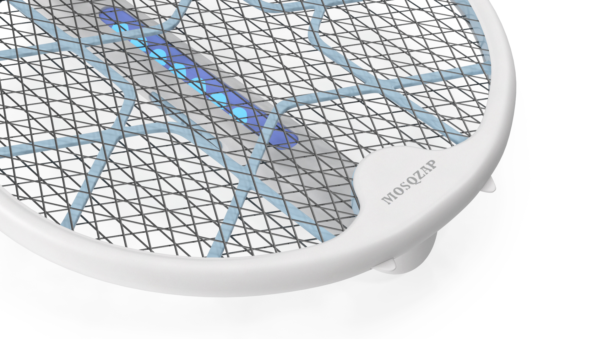 3D model Mosqzap Electric Fly Swatter Folded