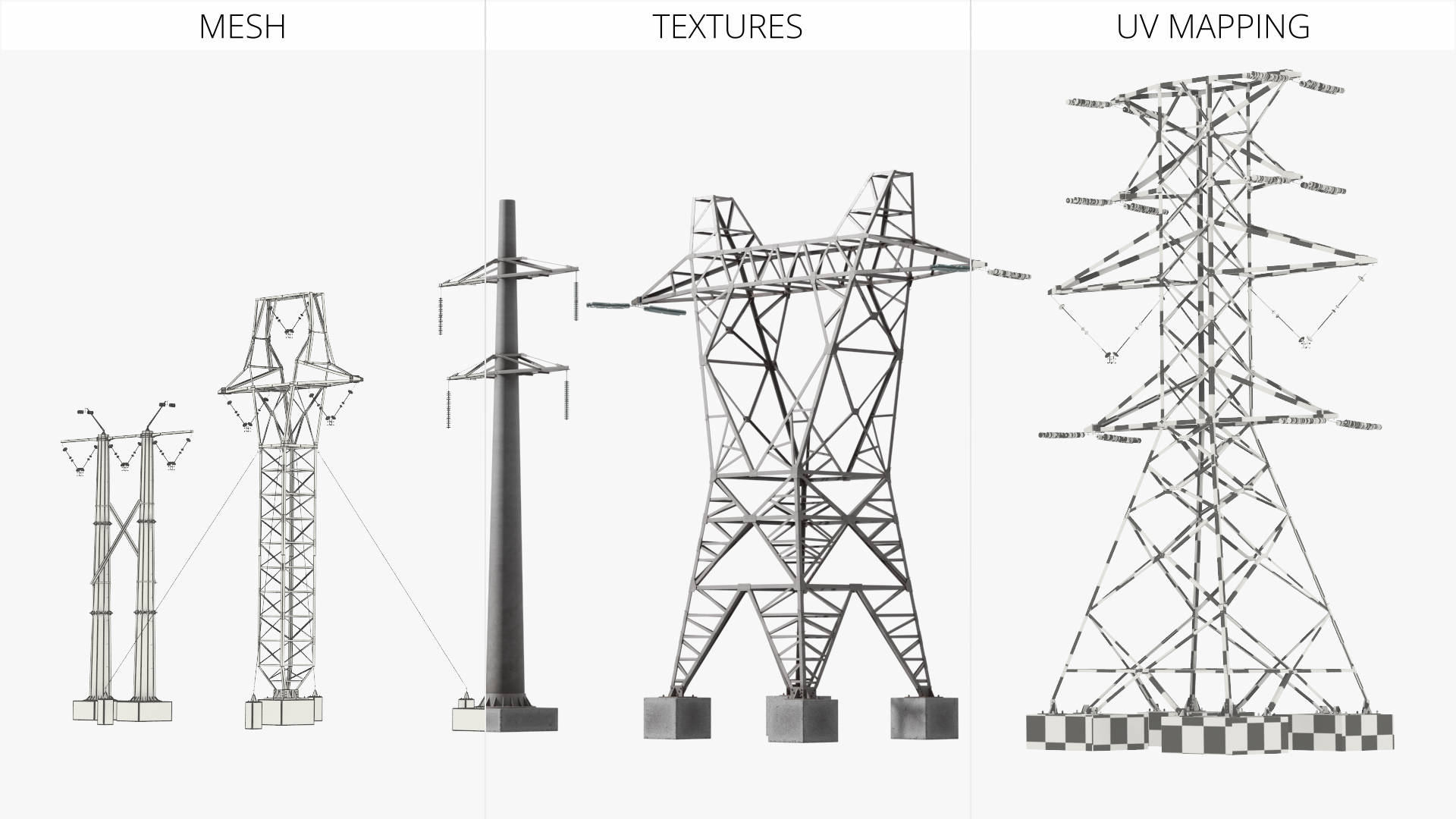 Electrical Transmission Tower Set, view 8