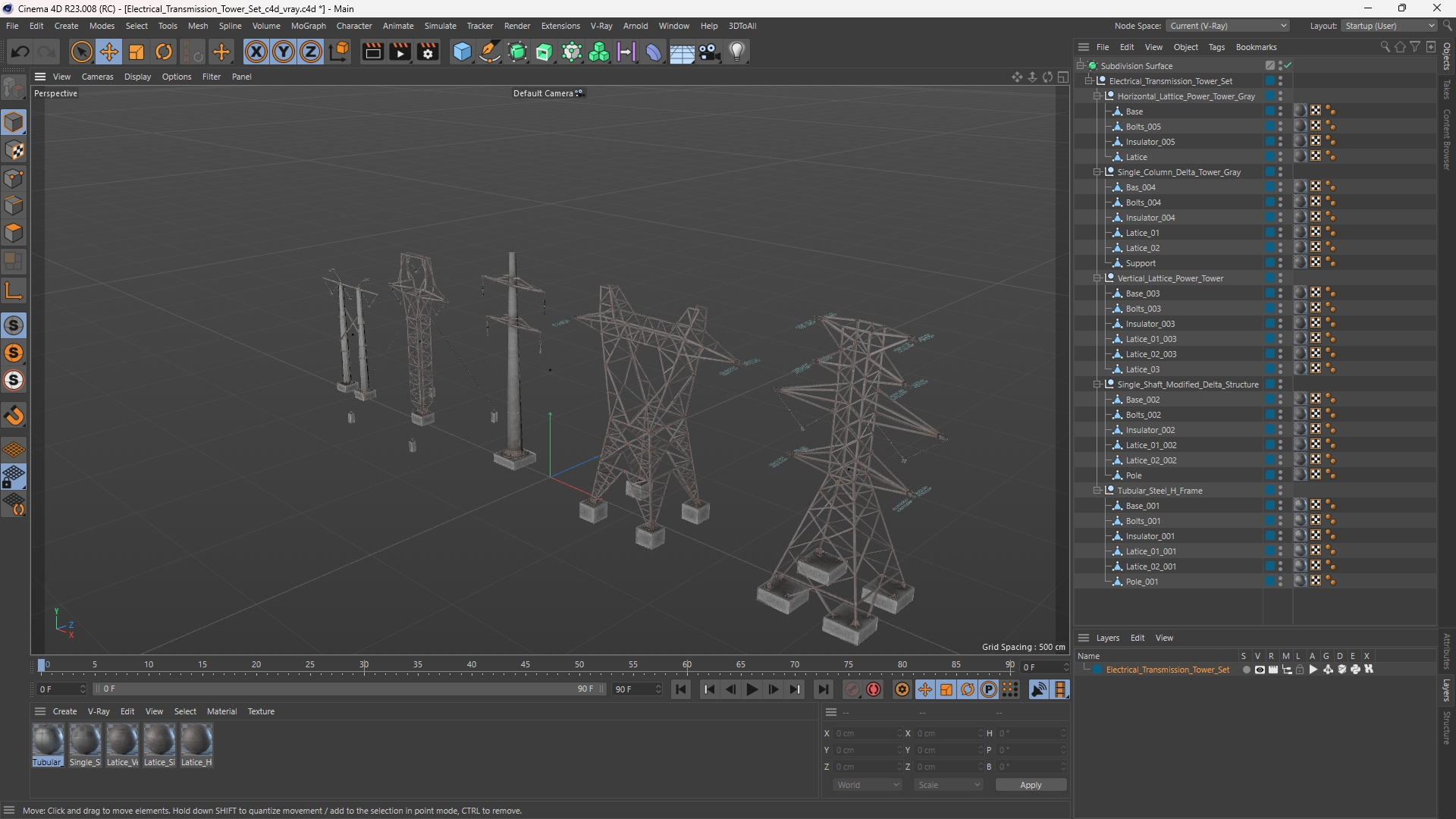 Electrical Transmission Tower Set, view 11