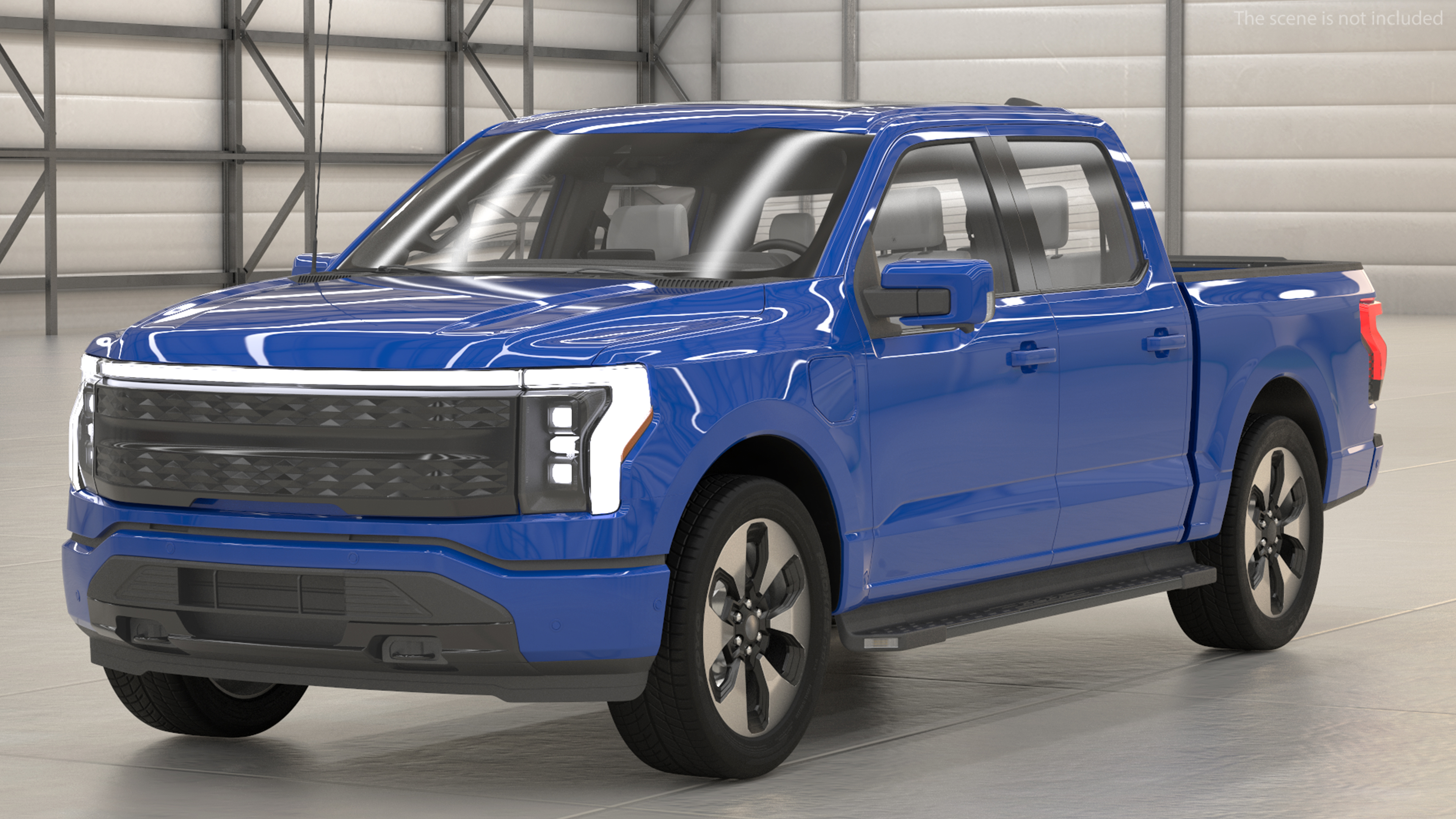 Electric Pickup Truck Light 3D
