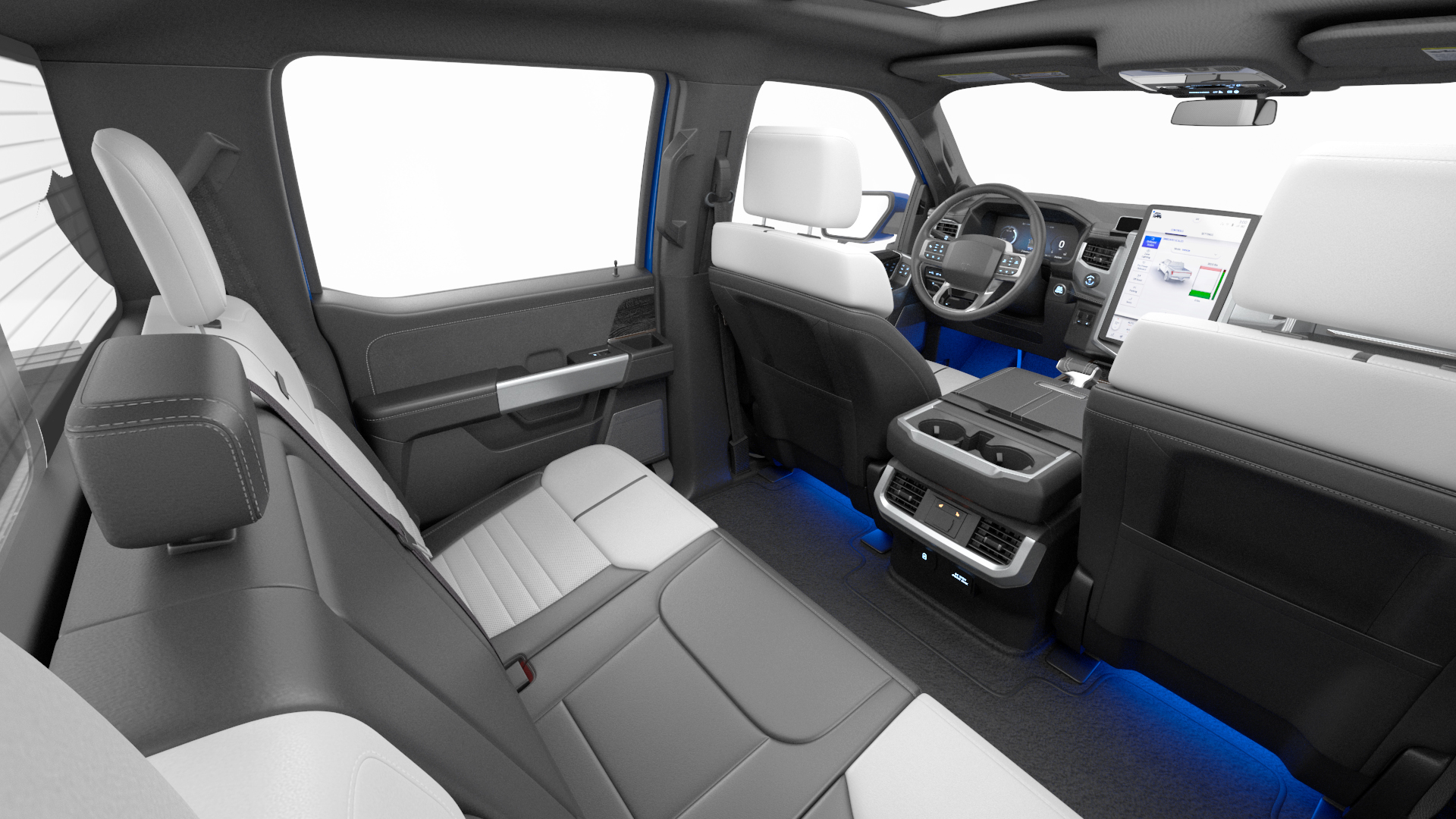 Electric Pickup Truck Light 3D