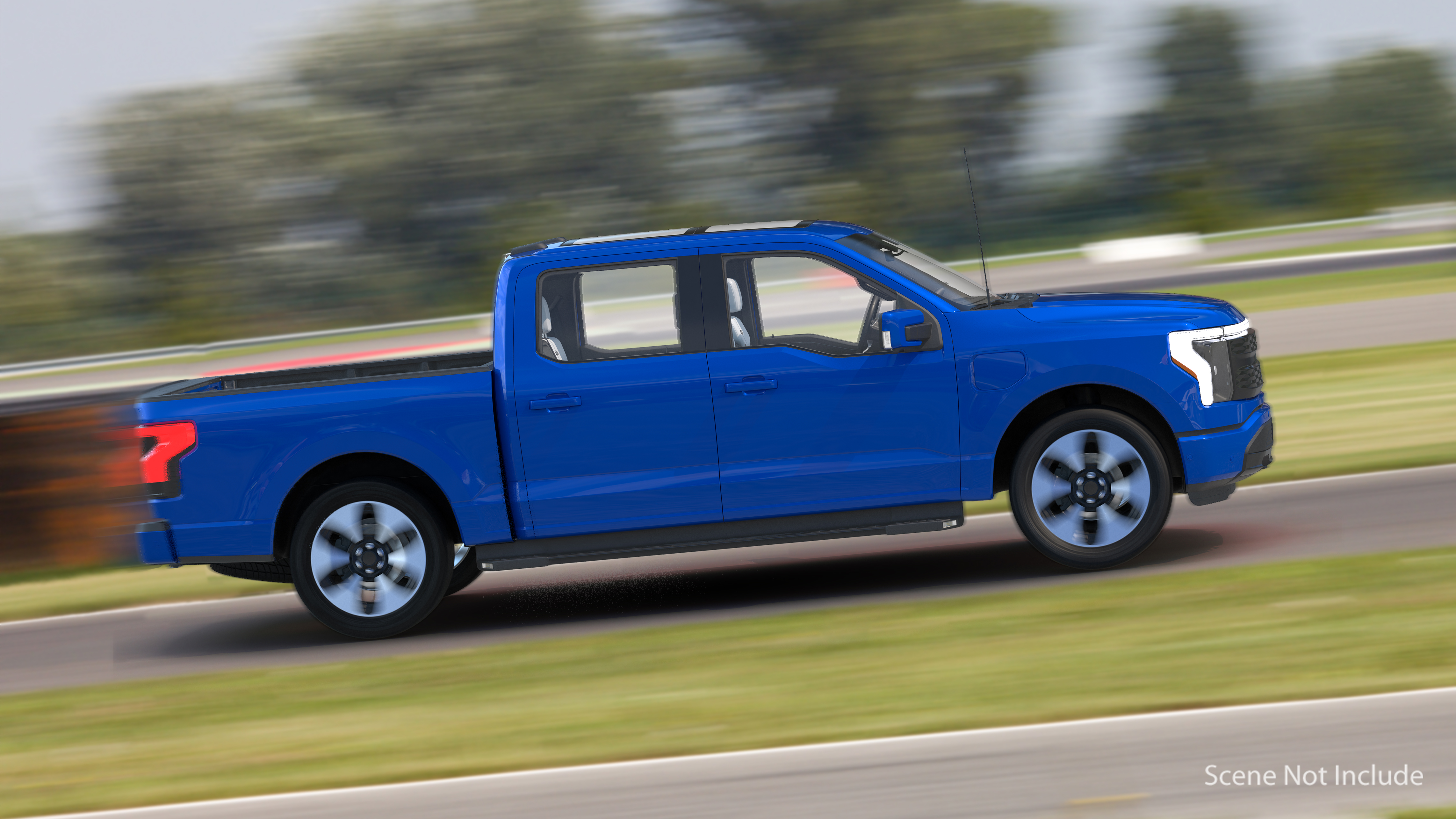 Electric Pickup Truck Light 3D
