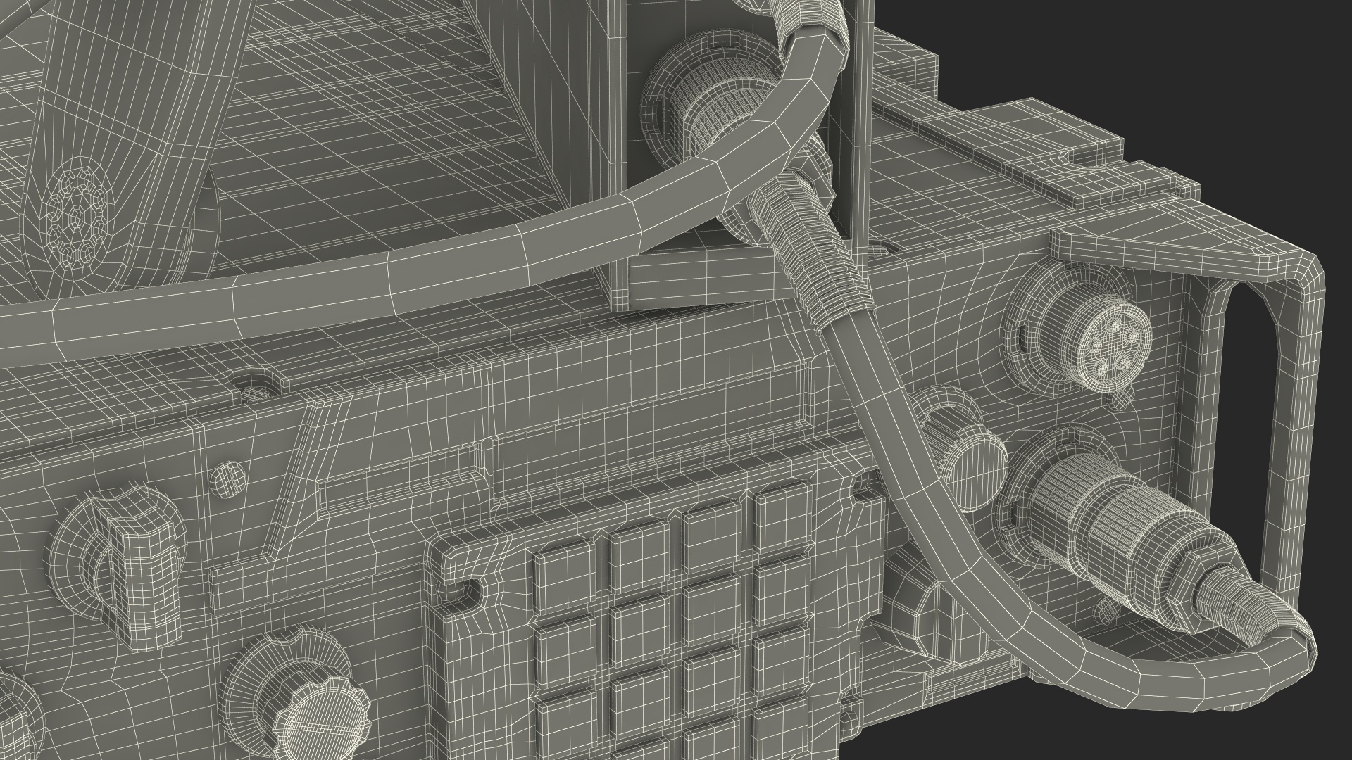 Military Desert Radio Station 3D model