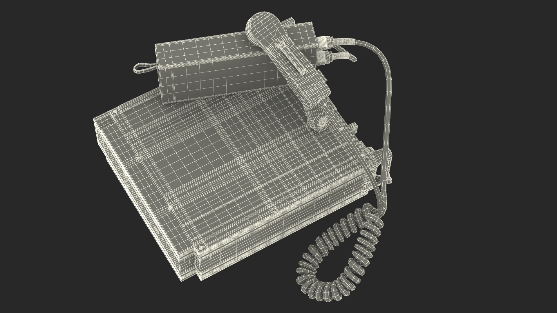 Military Desert Radio Station 3D model
