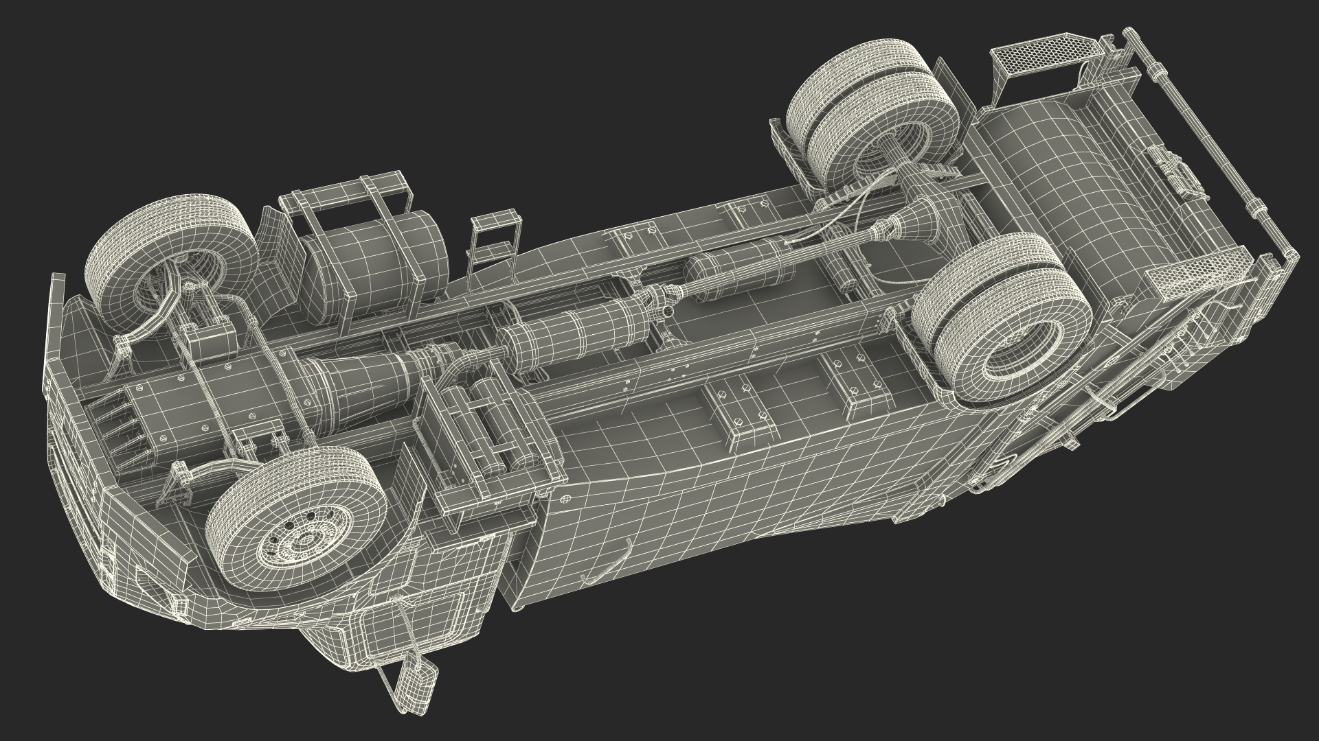 3D model Medium-Duty Garbage Truck