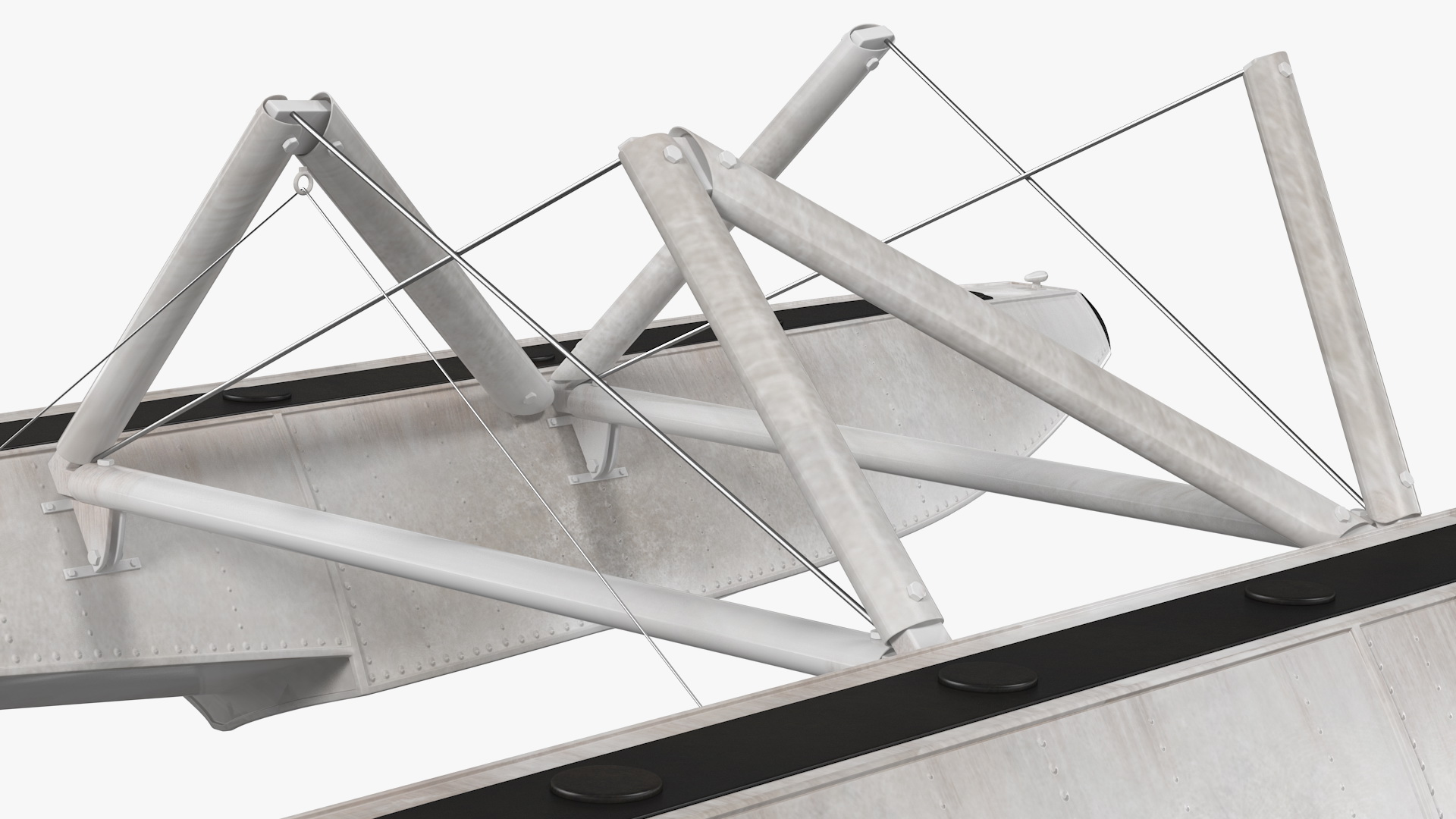 3D model Seaplane Floats