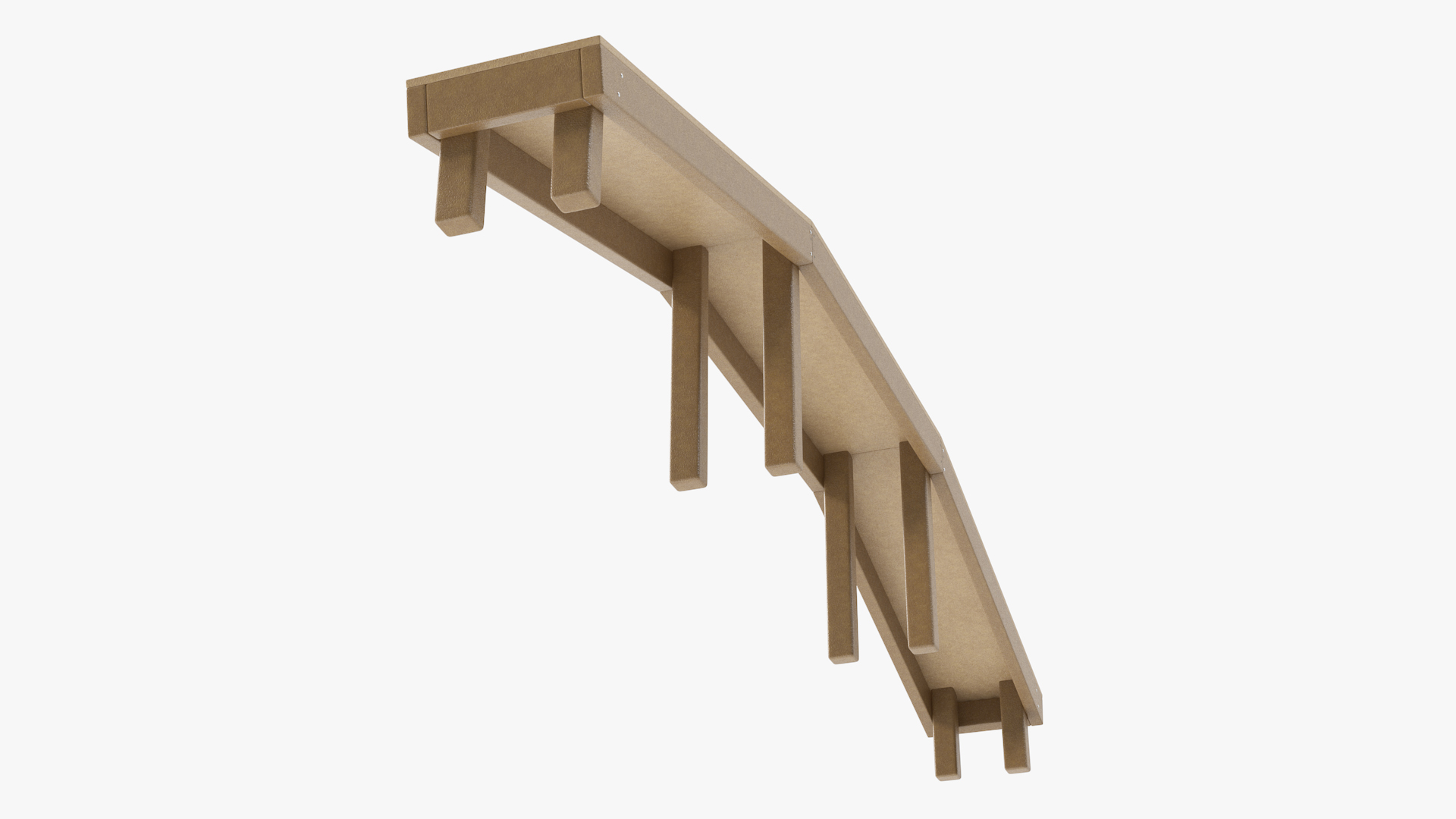Dog Park Bridge Red 3D model