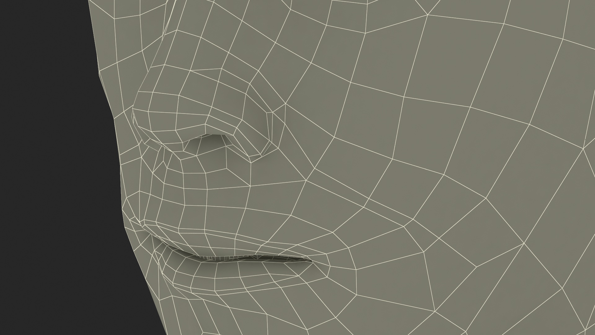 Asian Male Head Rigged 3D