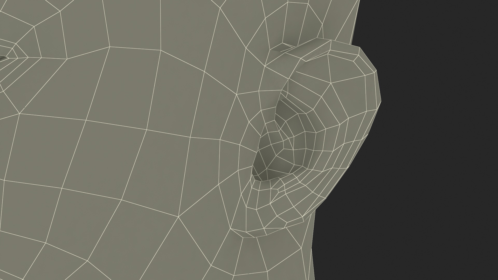 Asian Male Head Rigged 3D