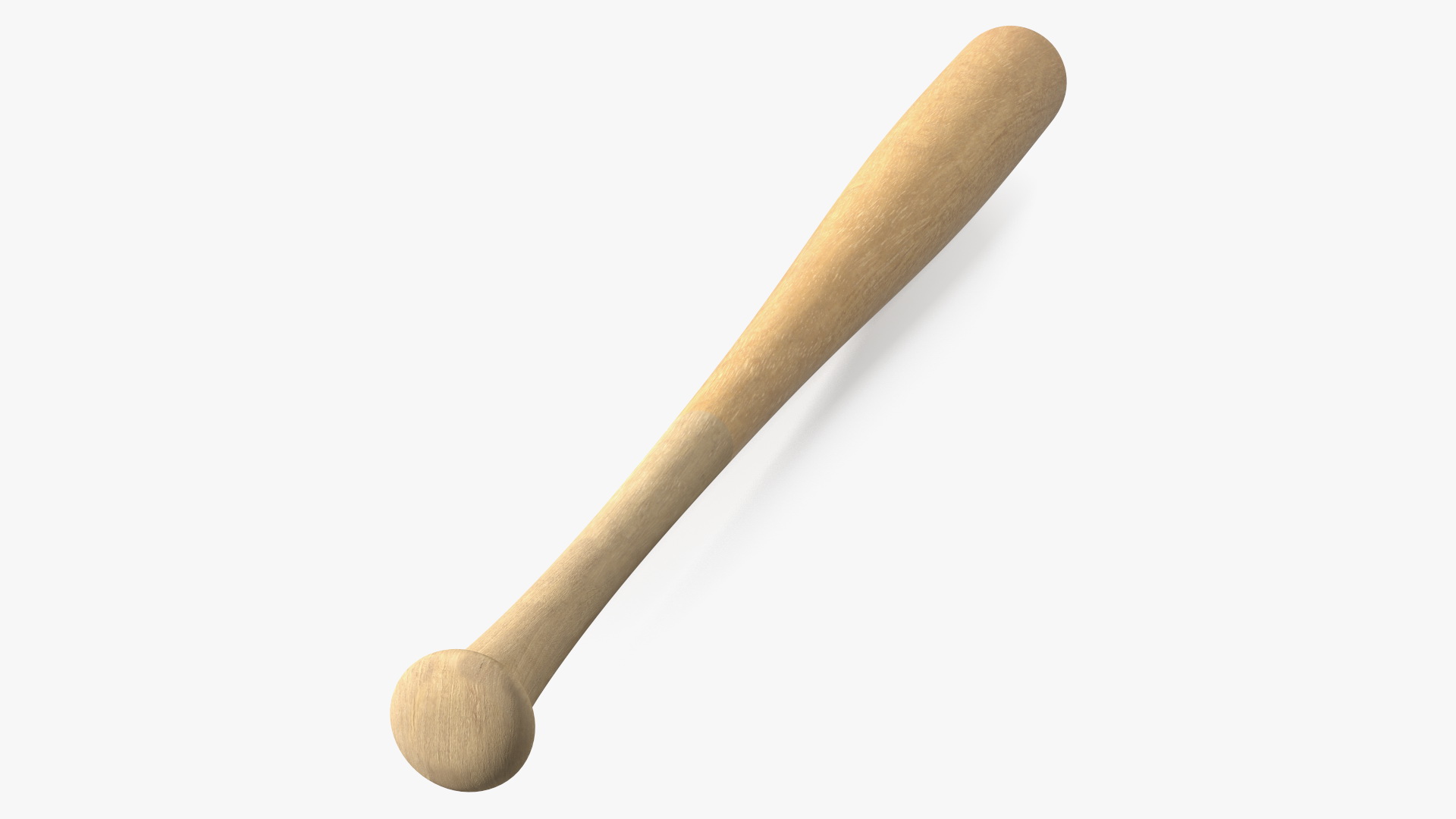 3D Classic Wooden Bat model
