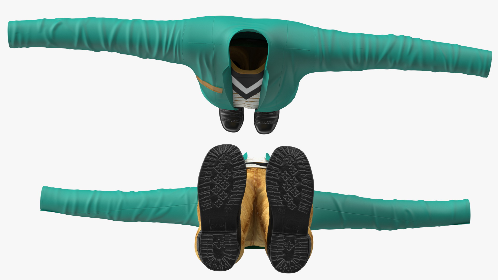 3D Fashionable Style Outfit Set model