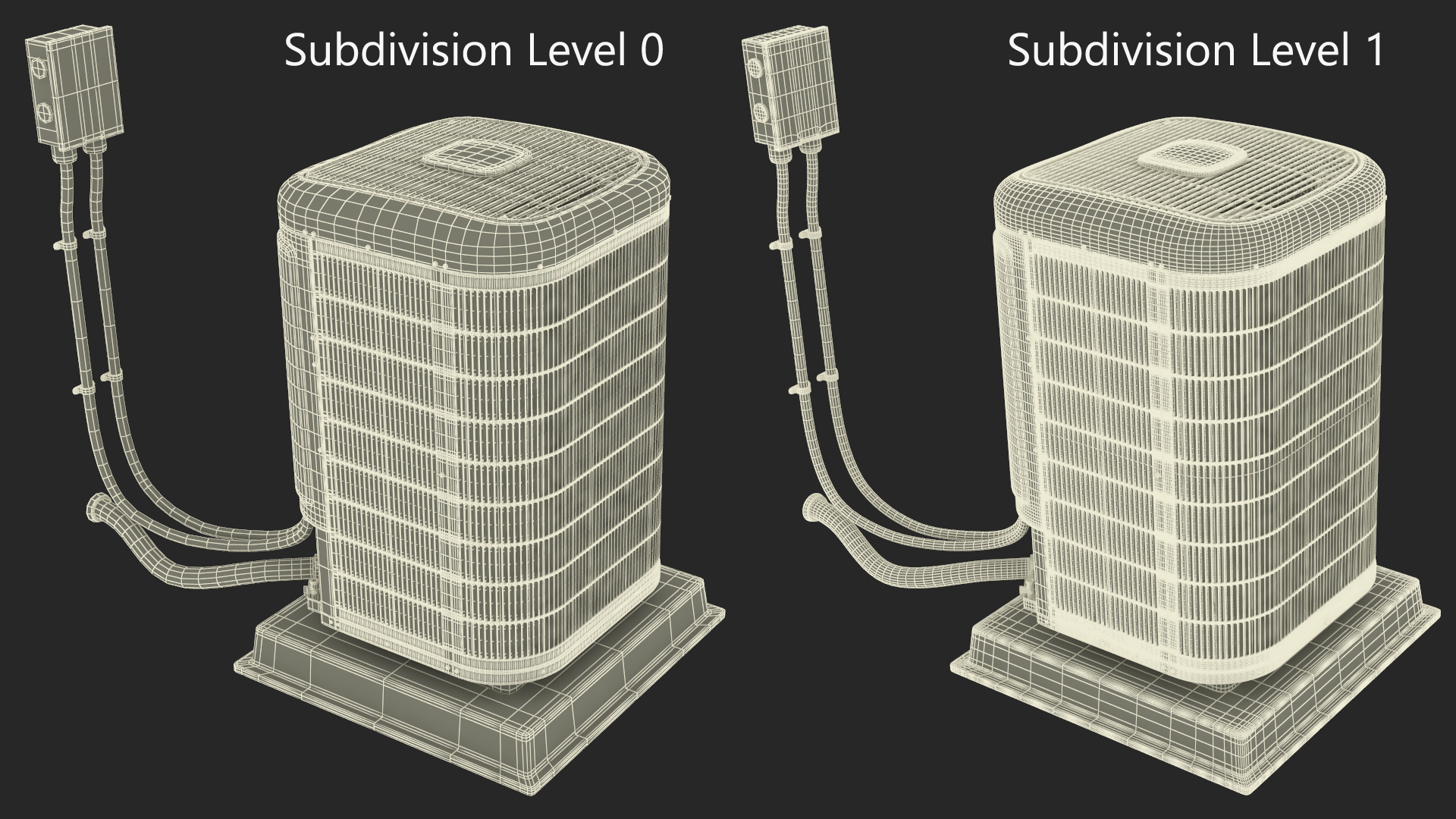 Central Air Conditioner Five-stage 3D model