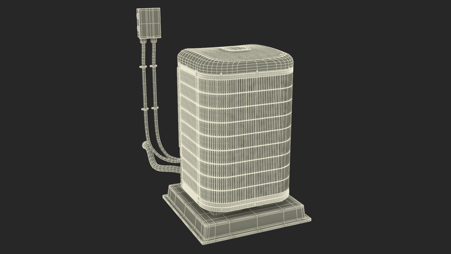 Central Air Conditioner Five-stage 3D model