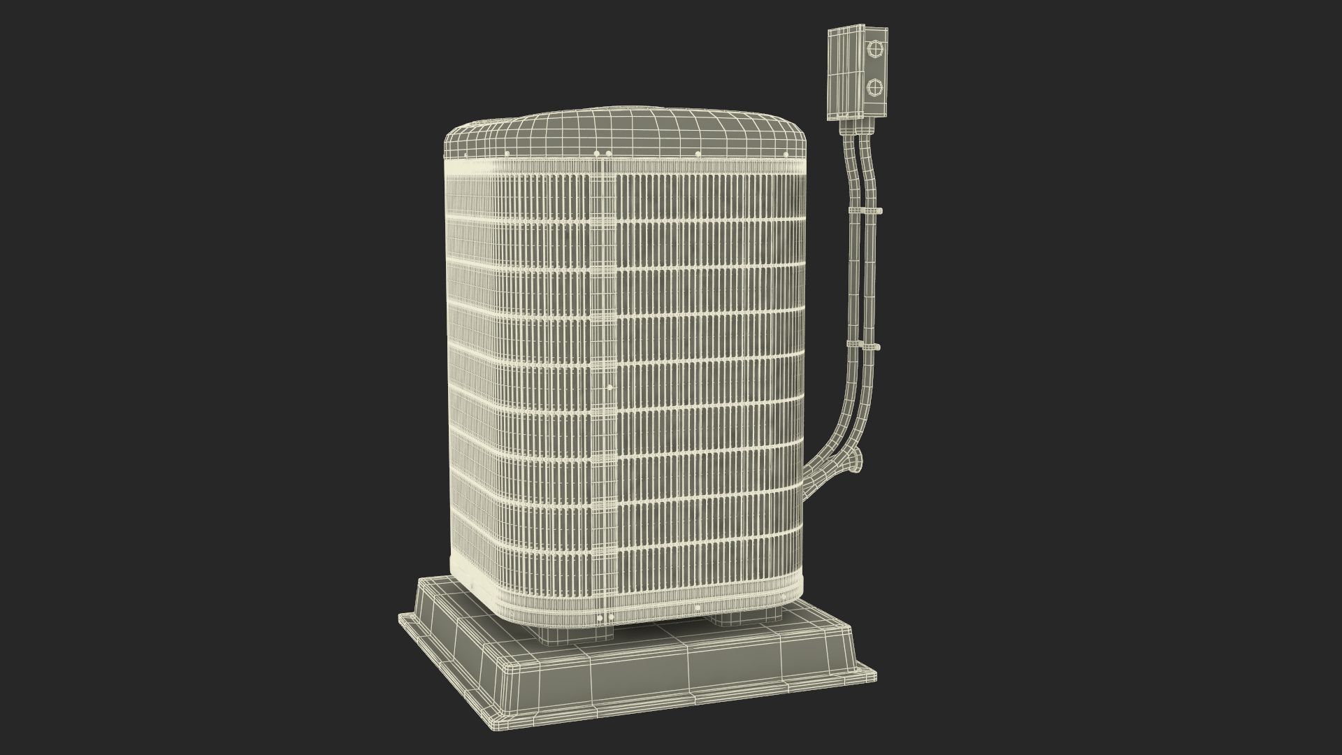 Central Air Conditioner Five-stage 3D model