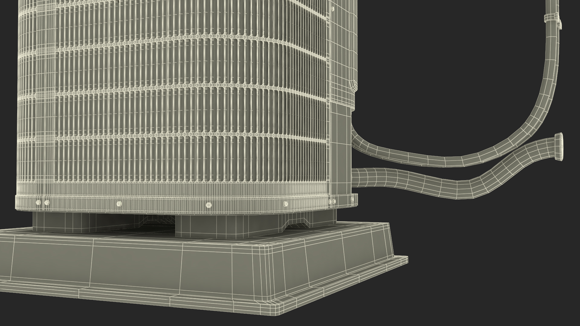 Central Air Conditioner Five-stage 3D model