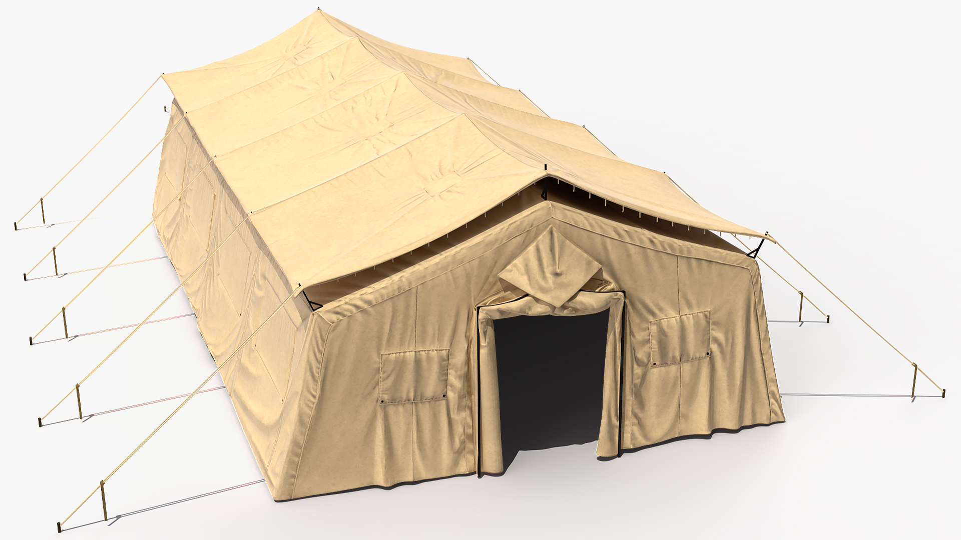 3D Army Temper Tent