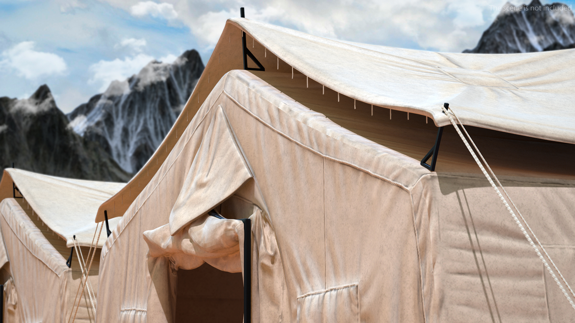 3D Army Temper Tent