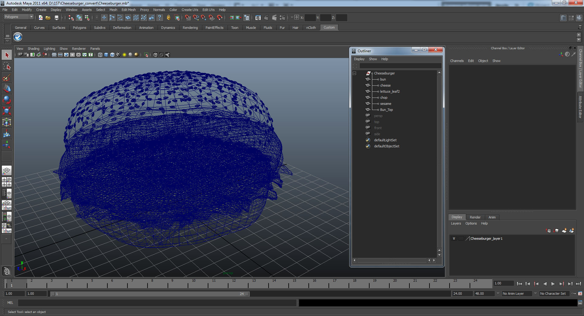 Cheeseburger 3D
