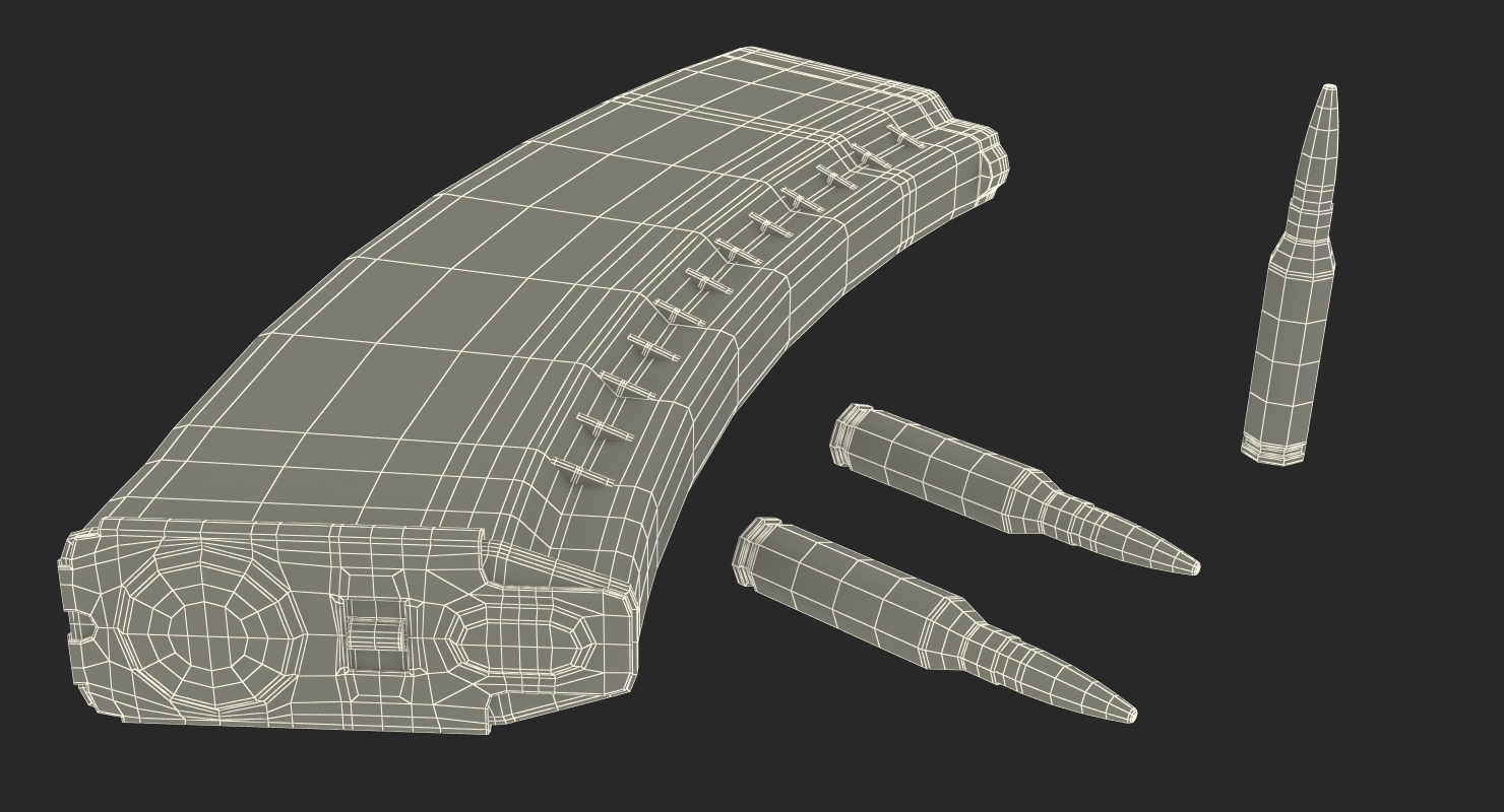 Assault Rifle Magazine 3D