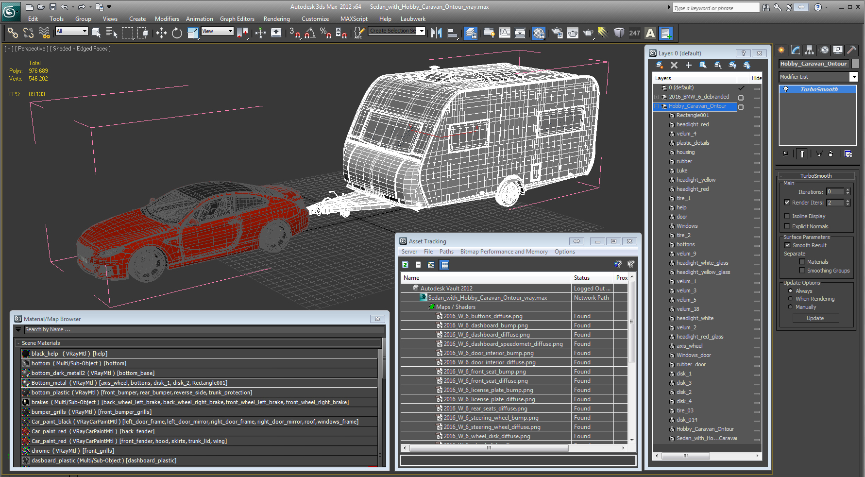 3D Sedan with Hobby Caravan Ontour
