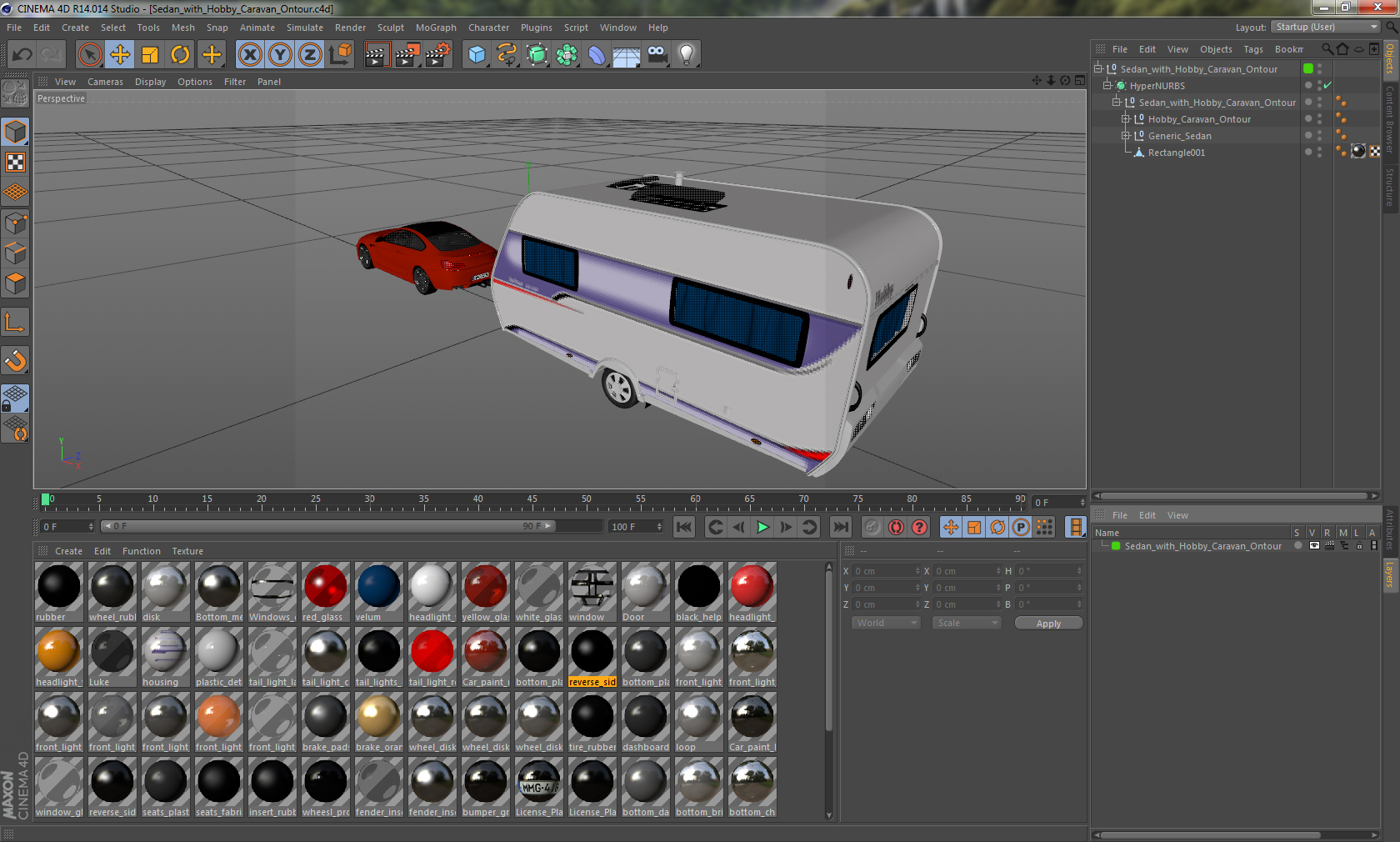 3D Sedan with Hobby Caravan Ontour