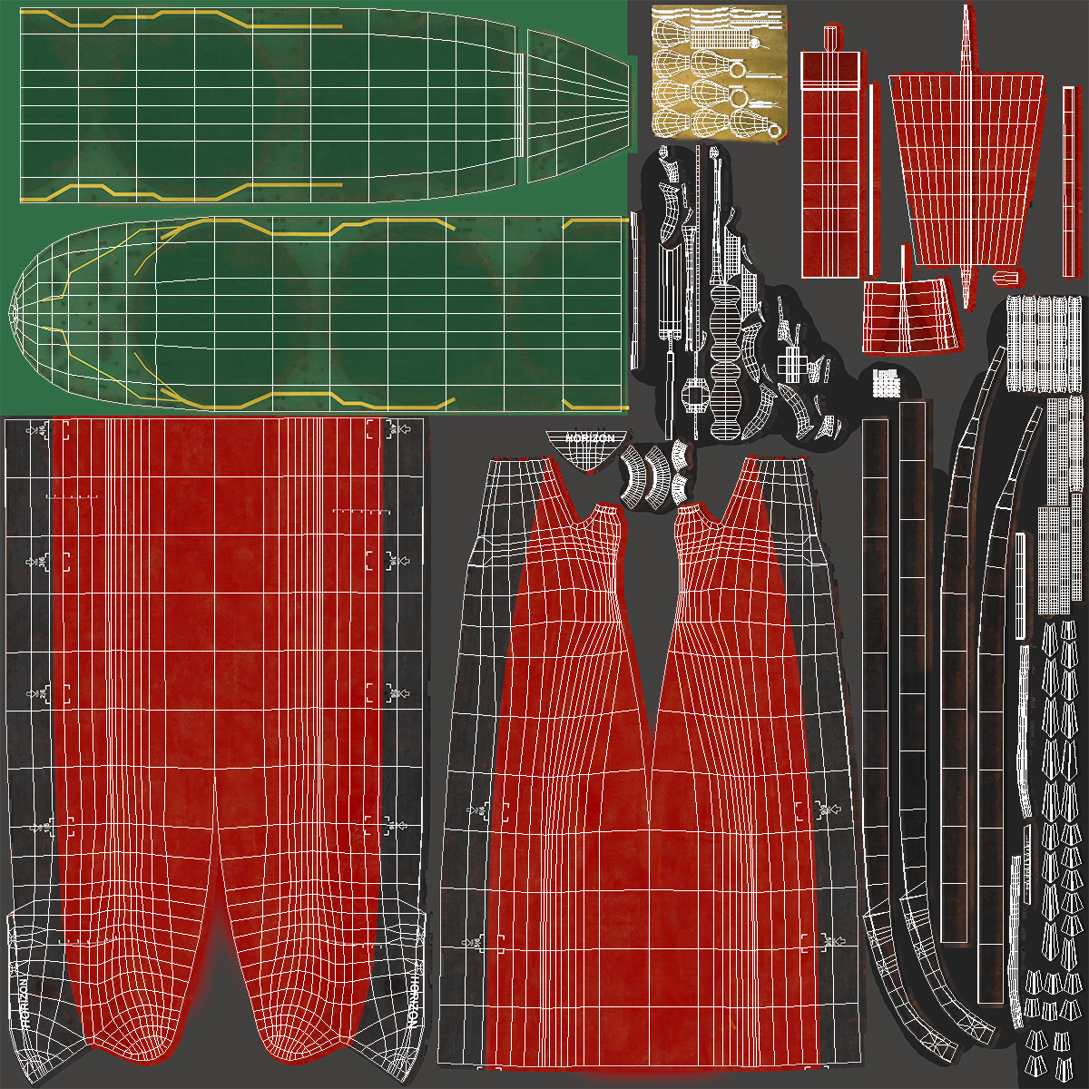 3D Gas Carrier Ship