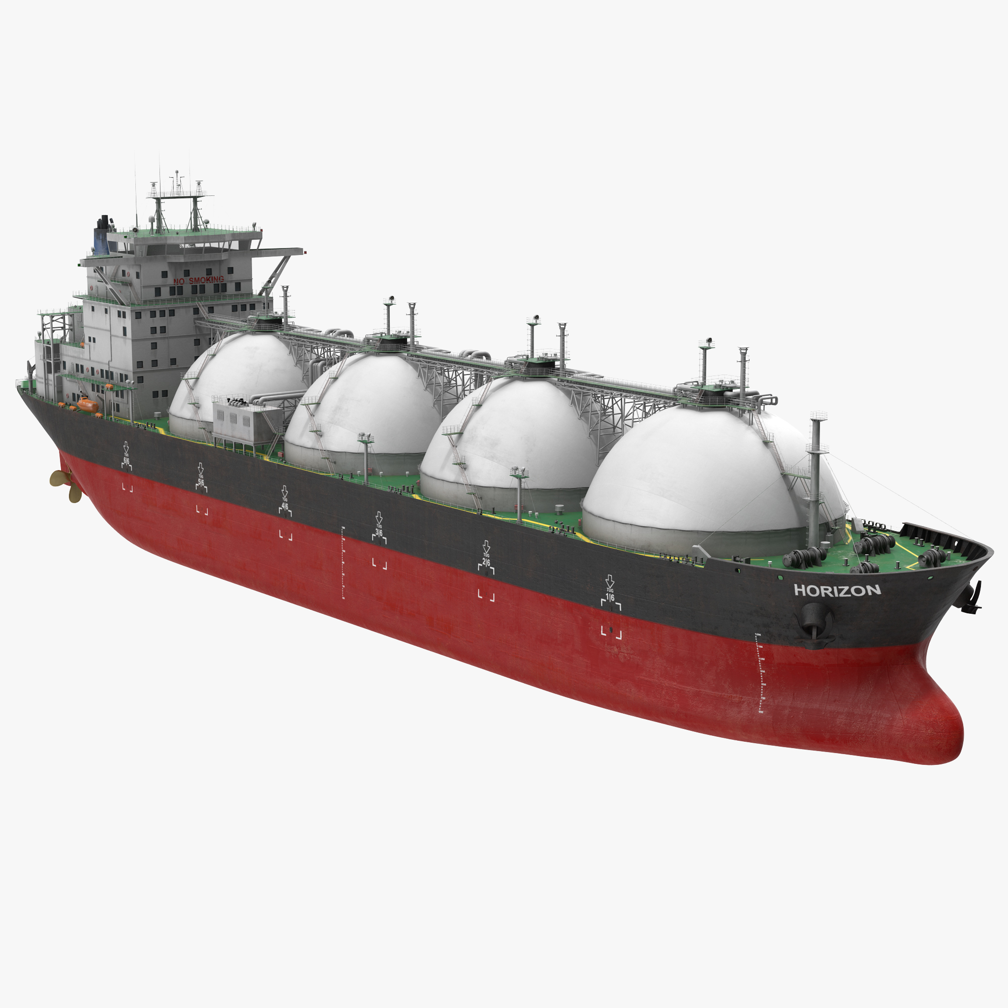 Gas Carrier Ship, view 5