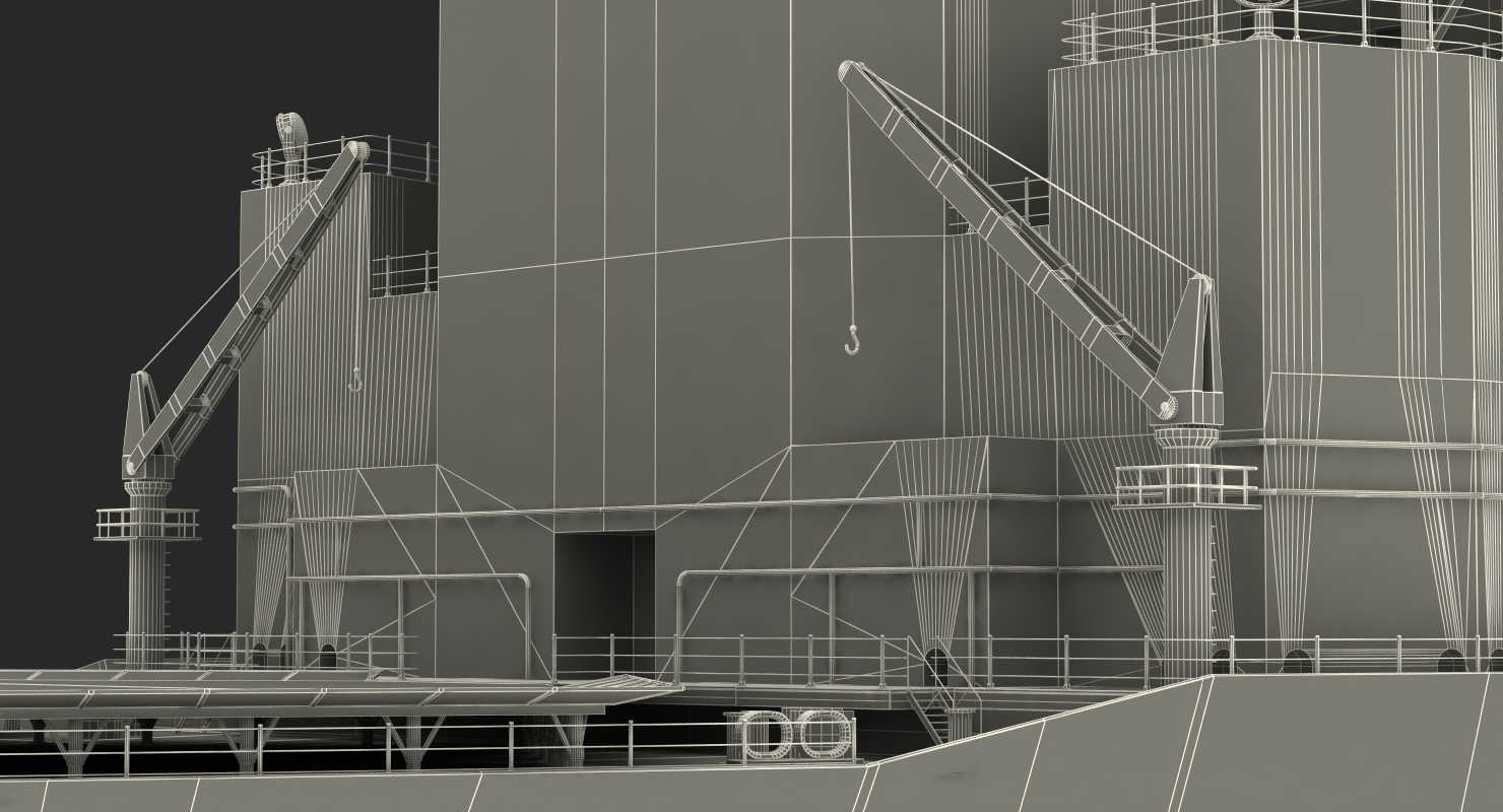 3D Gas Carrier Ship