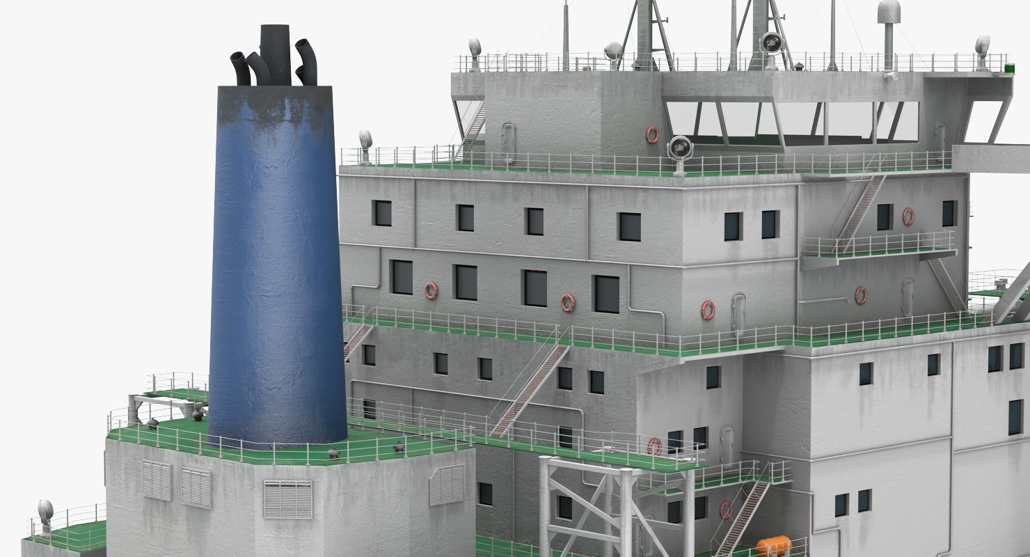 3D Gas Carrier Ship