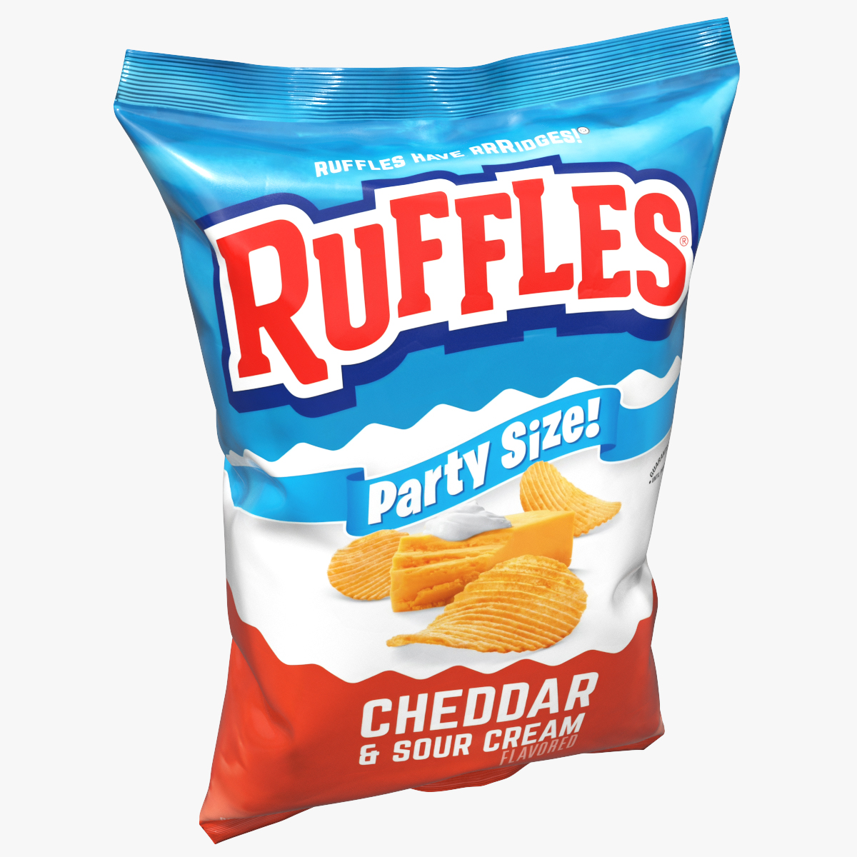Ruffles Cheddar Sour Cream Chips Bag