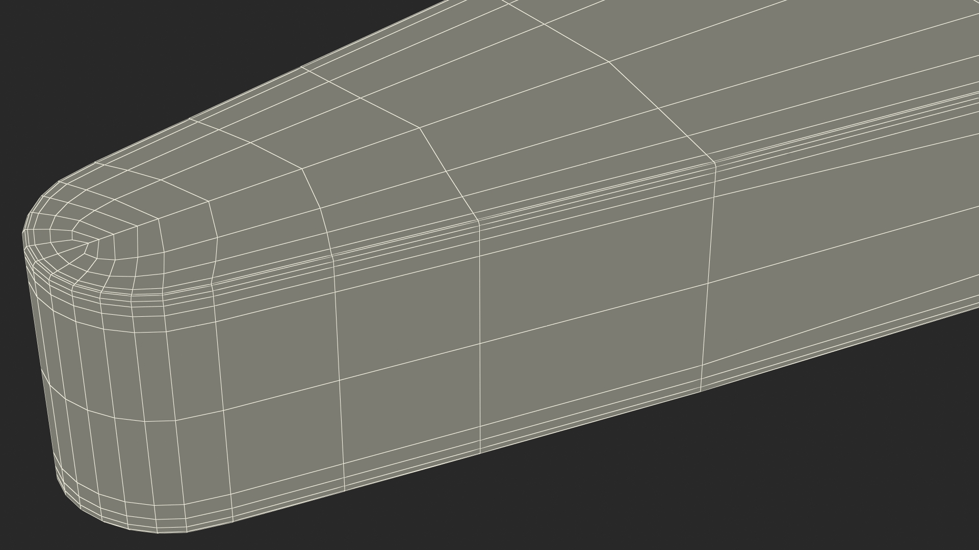 3D model Whetstone Oblong Red