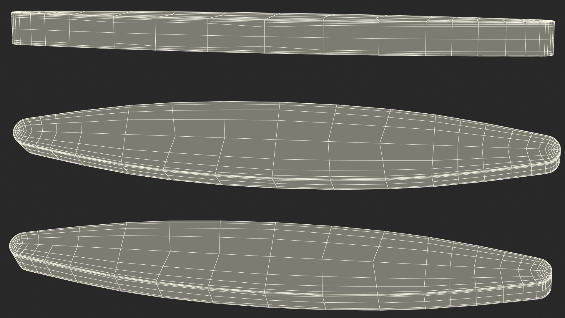 3D model Whetstone Oblong Red