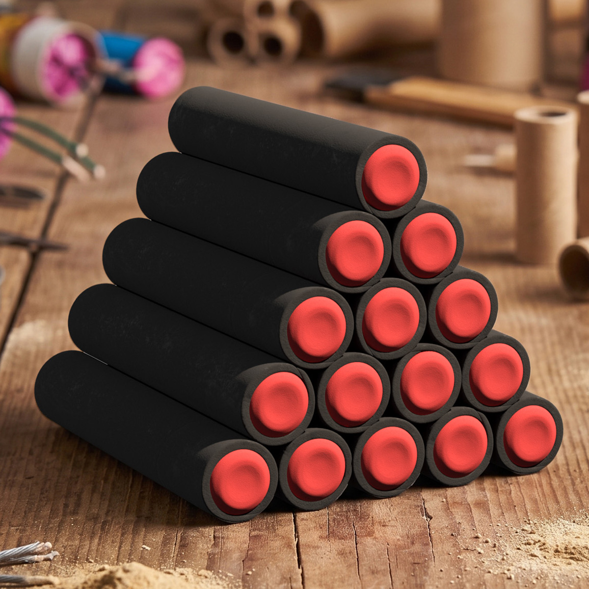 Pile of Pyrotechnic Firecrackers