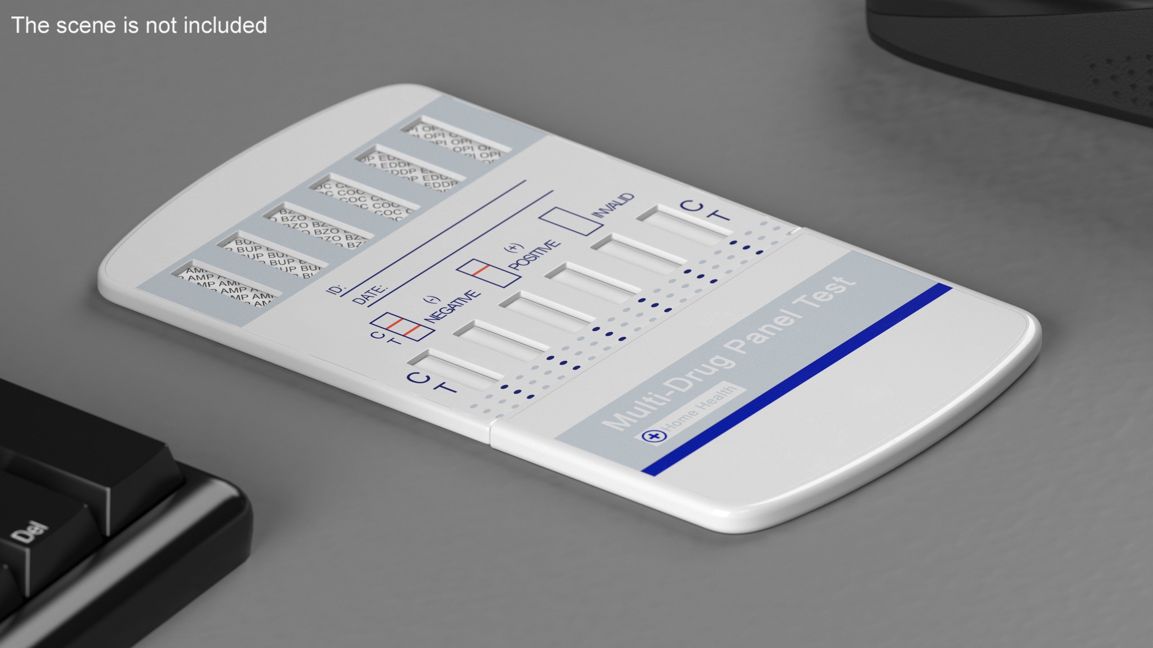 One Step Drug Testing Kit Closed 3D