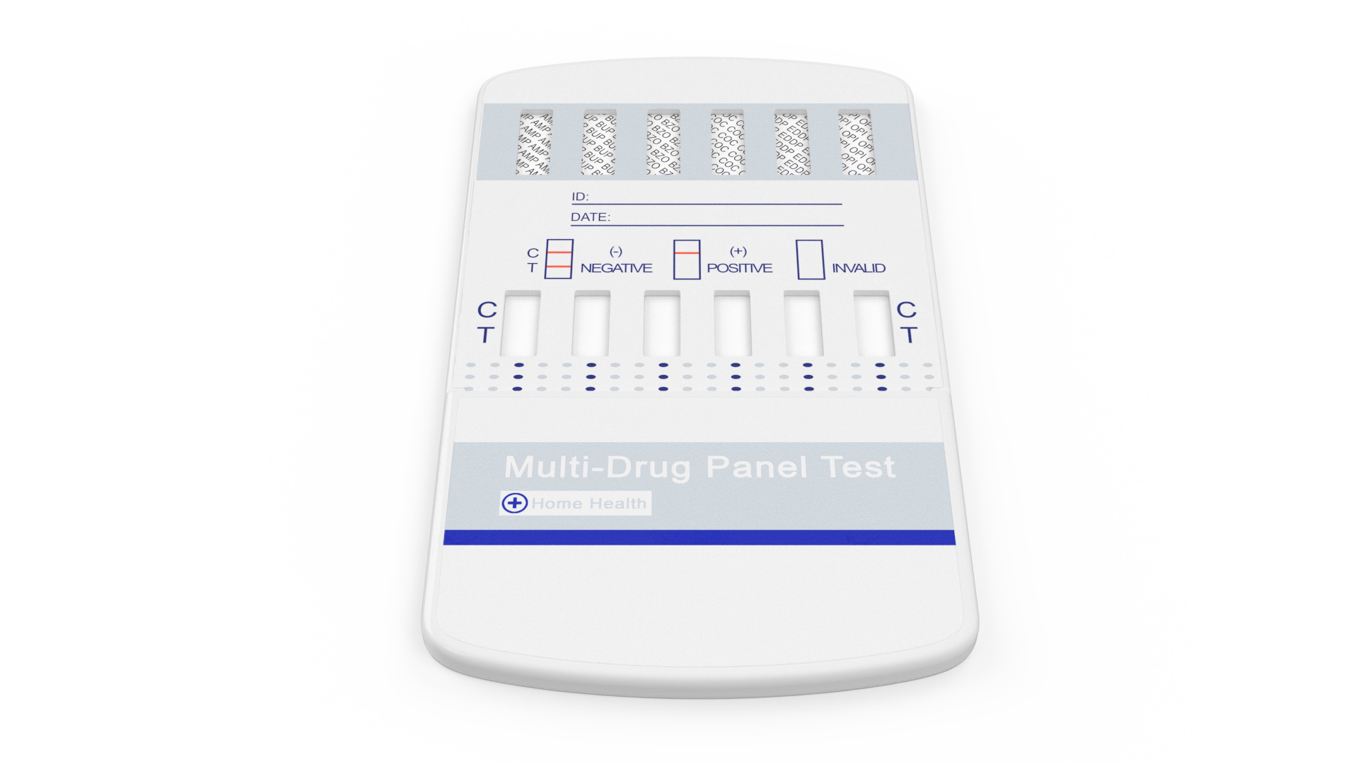 One Step Drug Testing Kit Closed 3D
