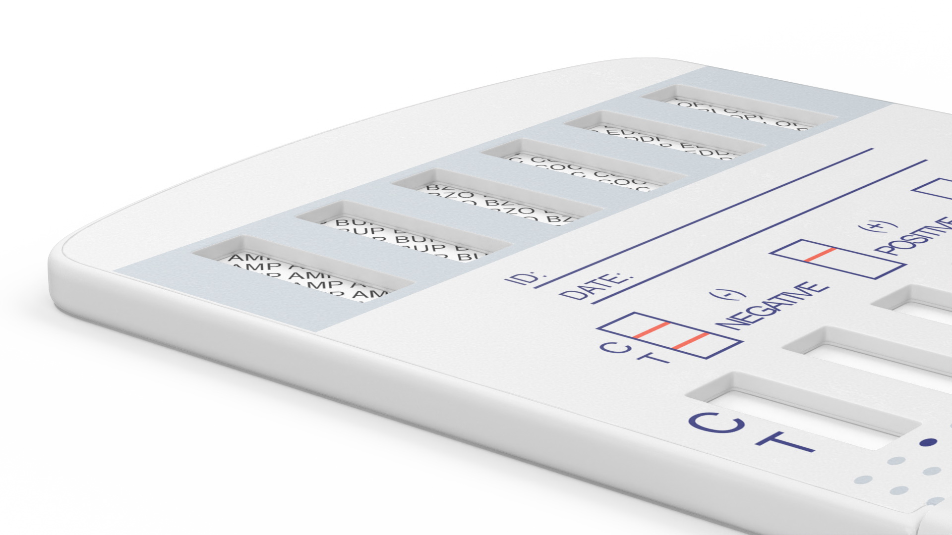 One Step Drug Testing Kit Closed 3D