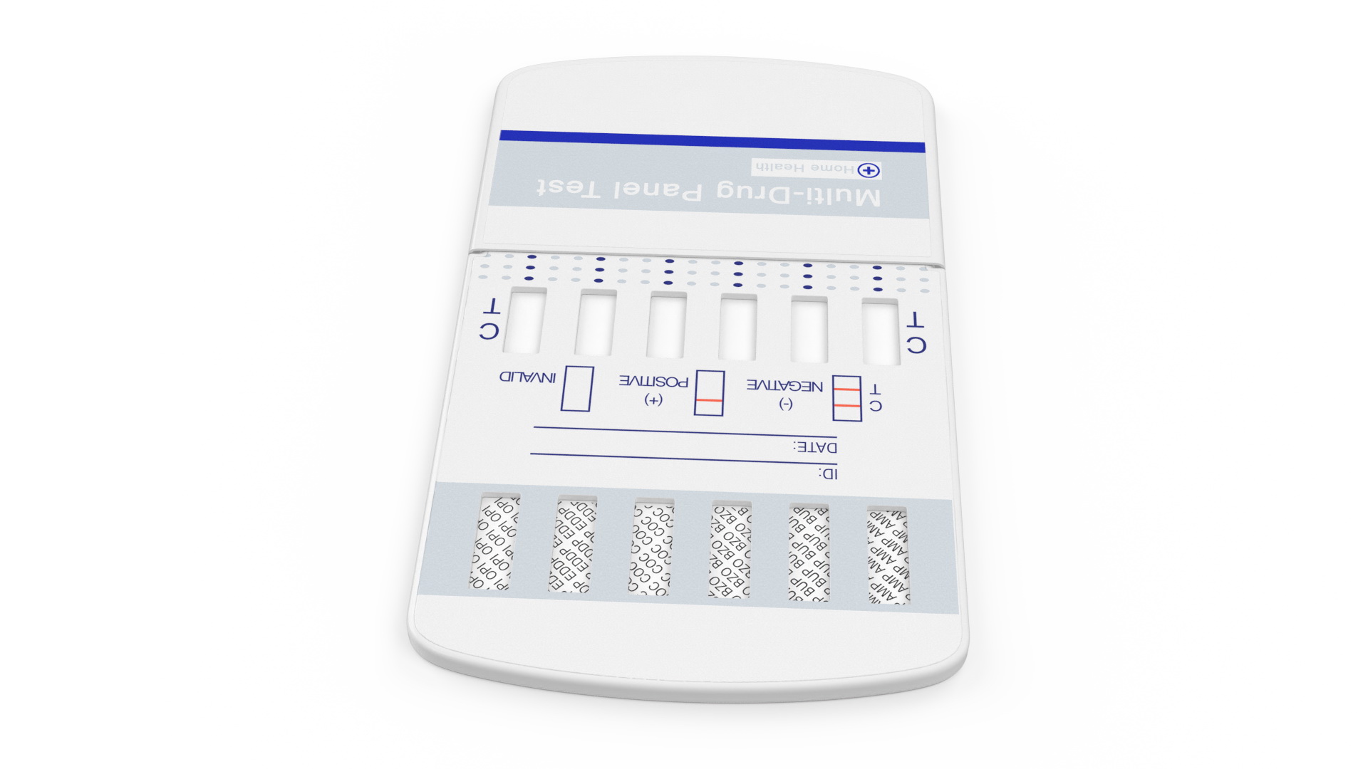 One Step Drug Testing Kit Closed 3D