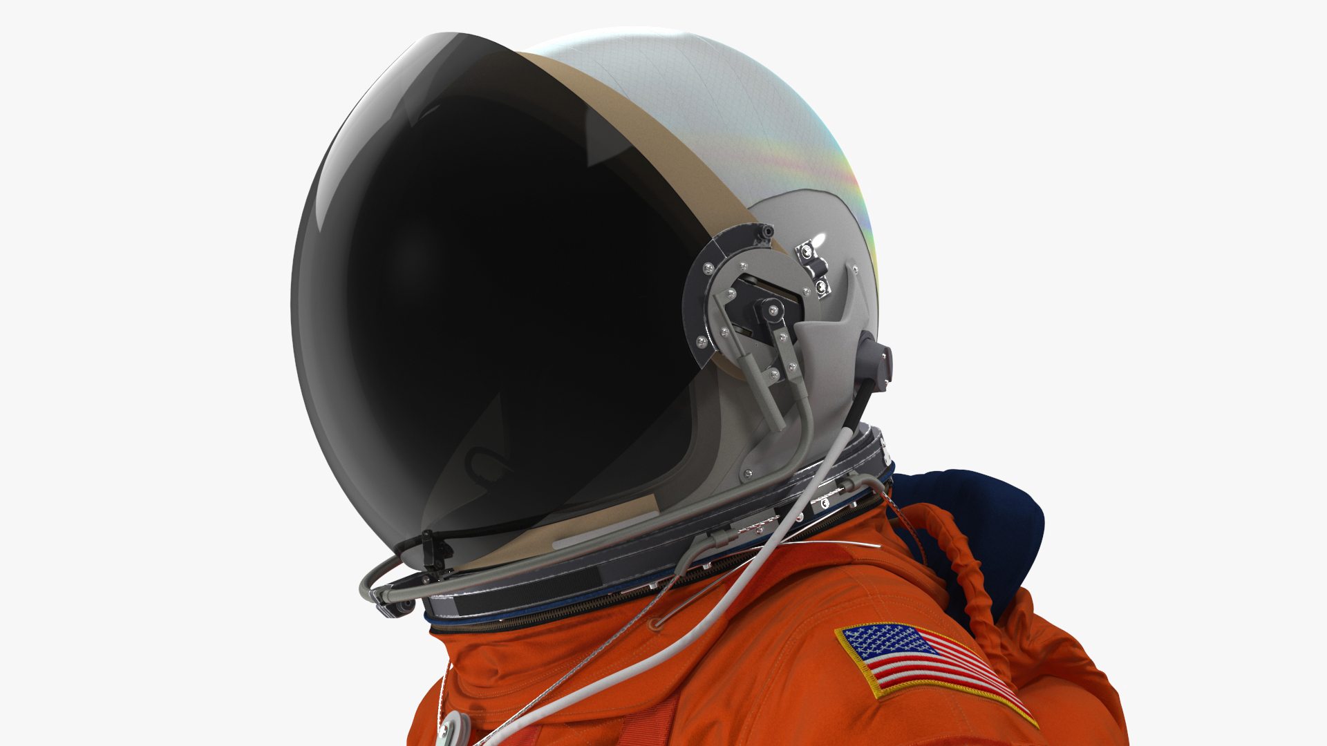 3D Advanced Crew Escape Suit Rigged Fur