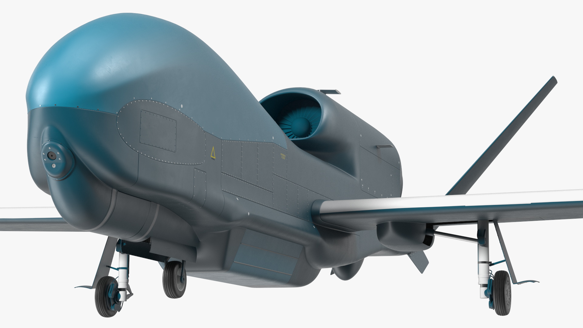 3D Unmanned Surveillance Drone Rigged for Cinema 4D model
