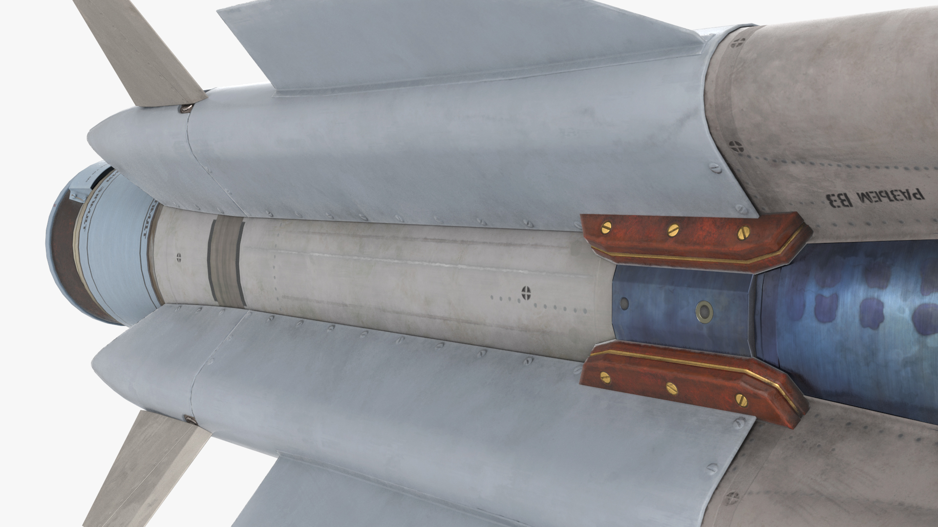 3D model X-31PM Supersonic Missile