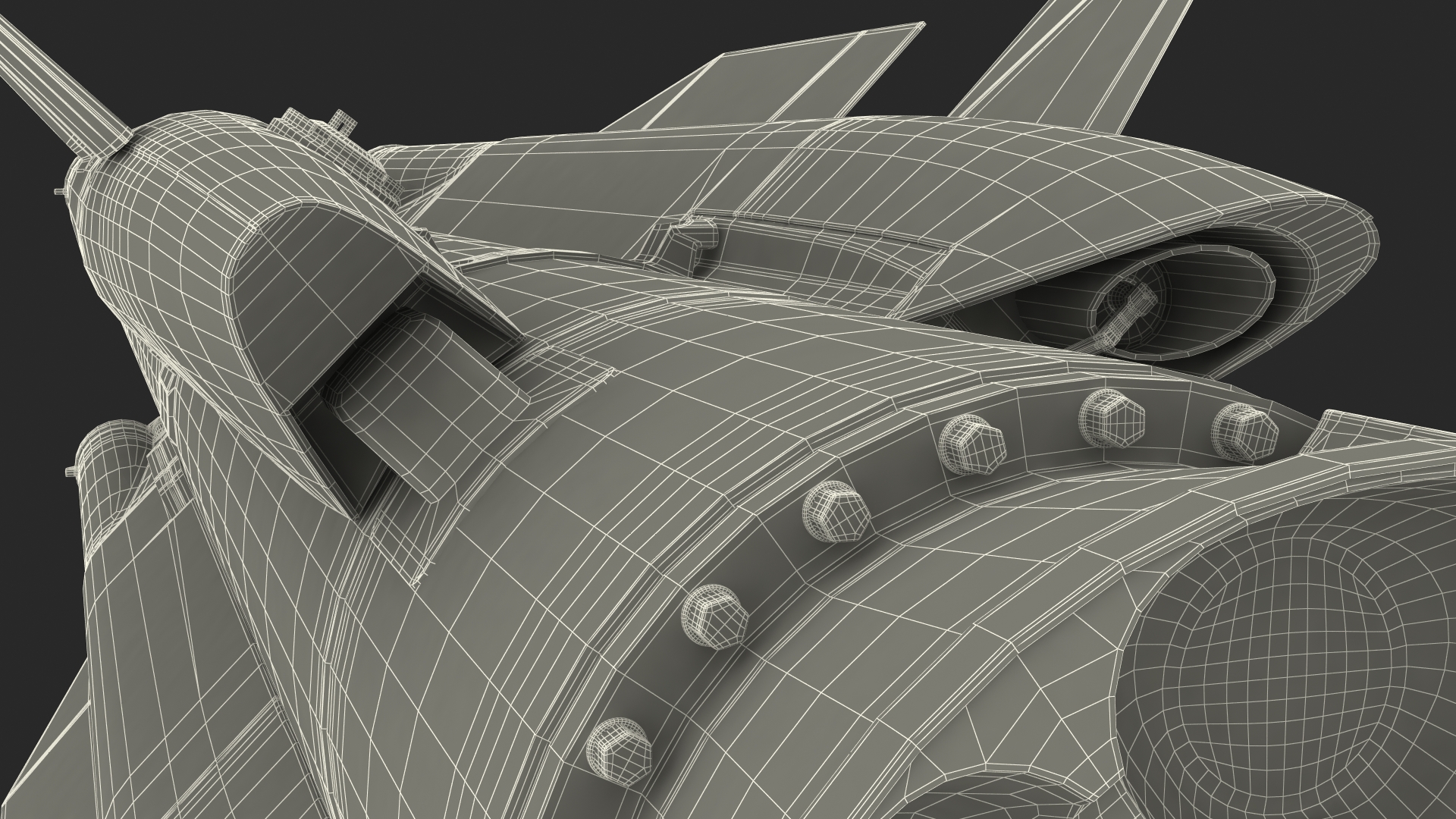 3D model X-31PM Supersonic Missile