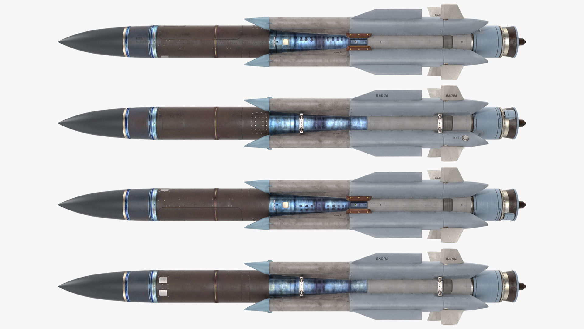 3D model X-31PM Supersonic Missile