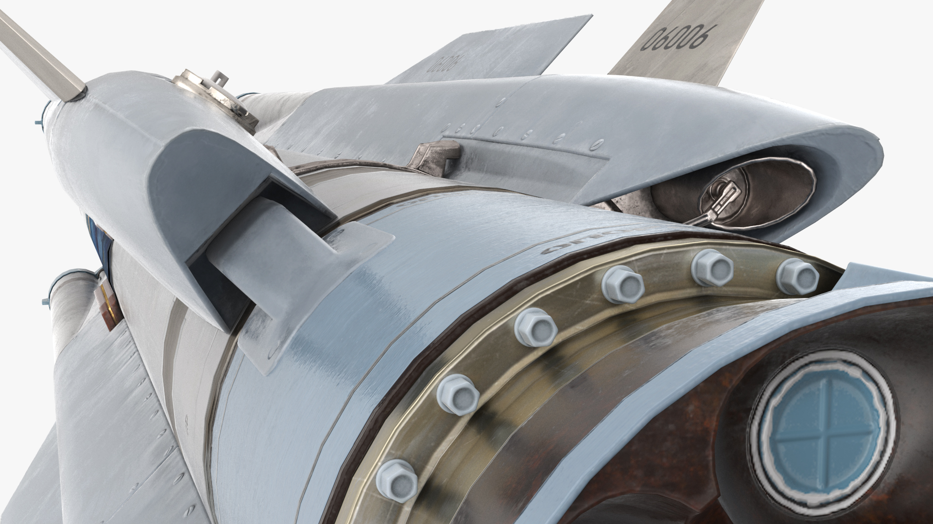 3D model X-31PM Supersonic Missile