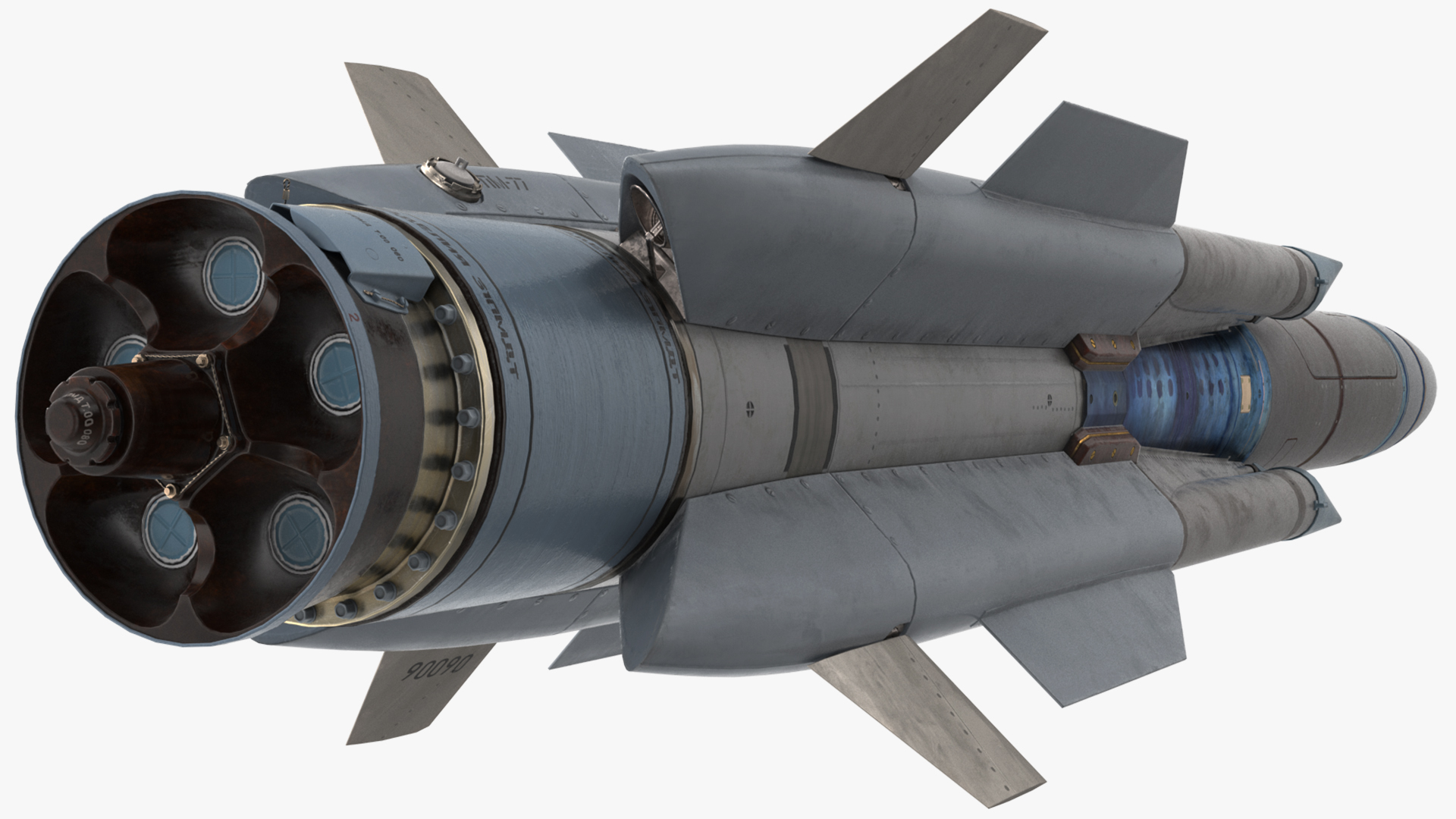 3D model X-31PM Supersonic Missile